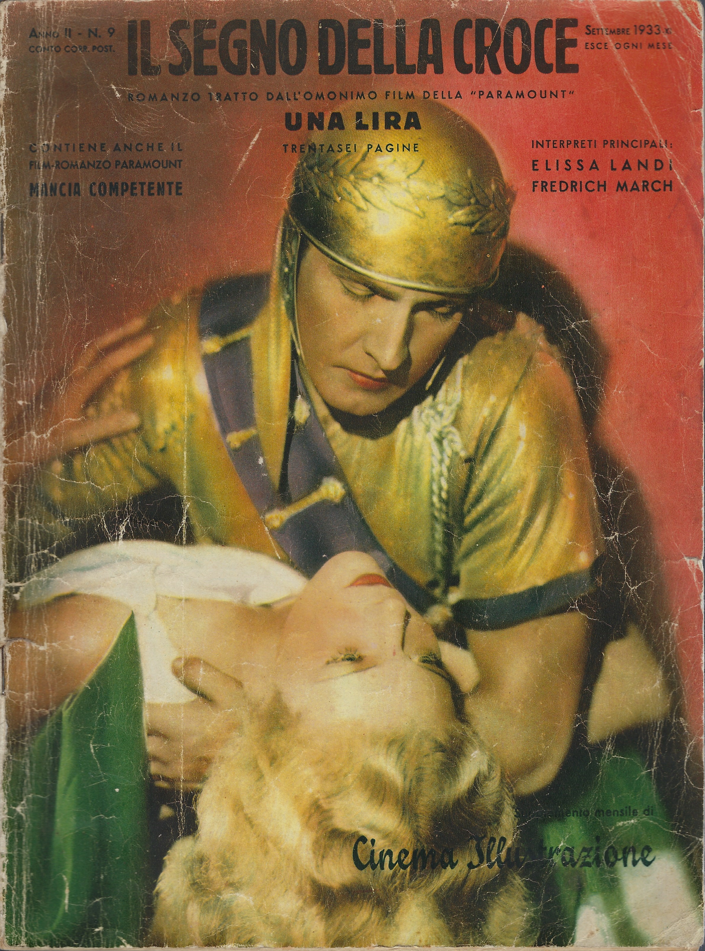 Il segno della croce. Anno II - n° 9. Settembre …