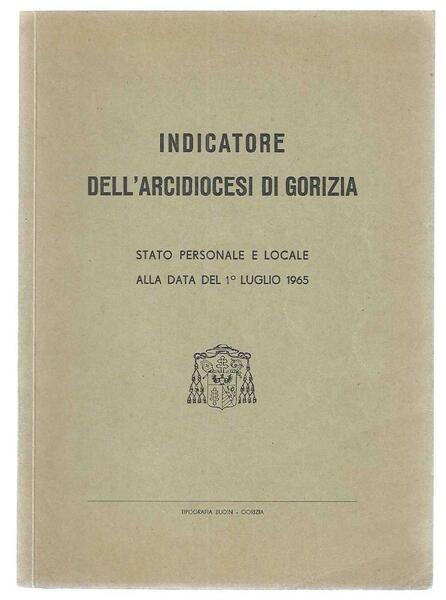 Indicatore dell'Arcidiocesi di Gorizia stato personale e locale alla data …