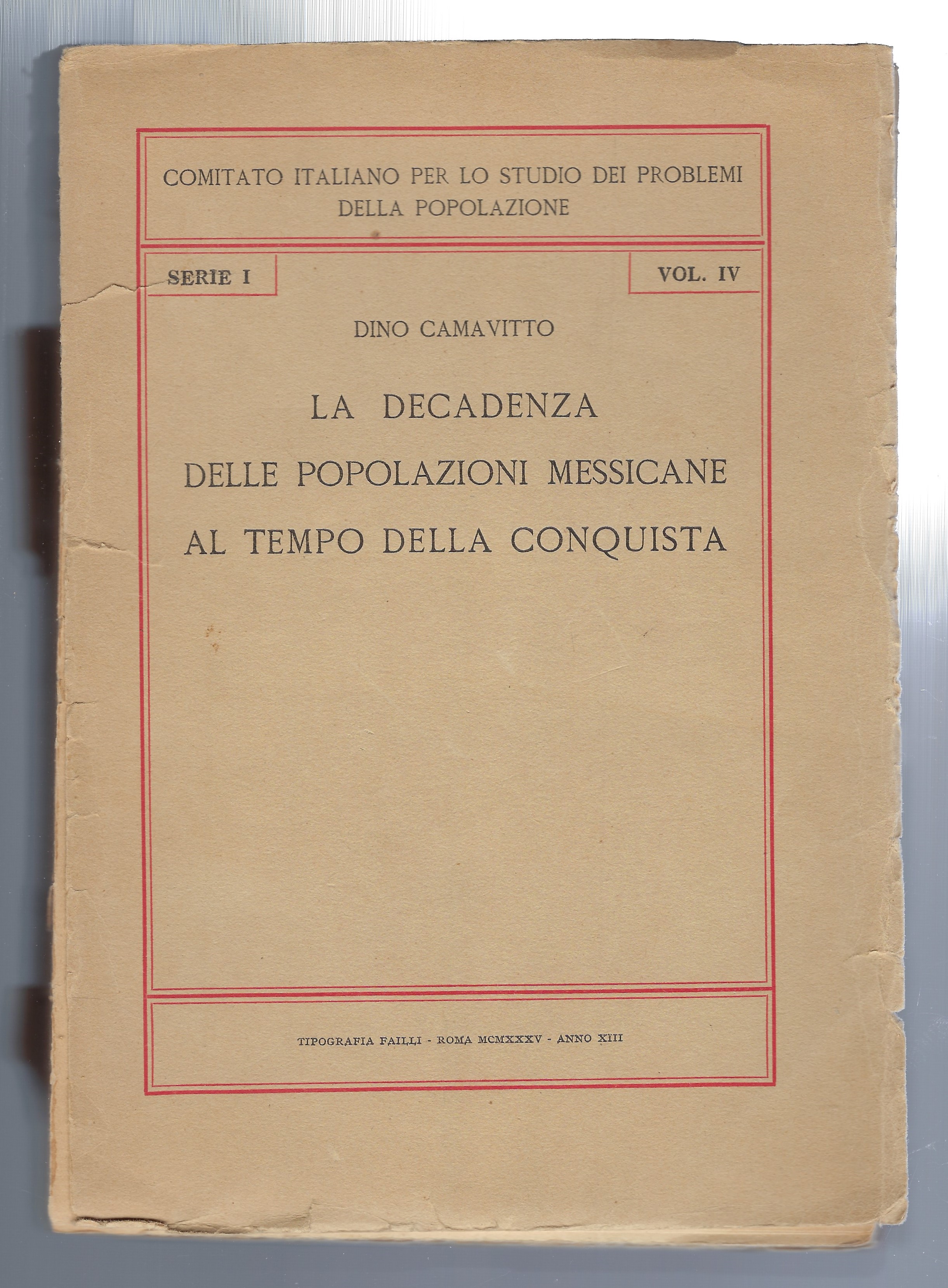 La decadenza delle popolazioni messicane al tempo della conquista