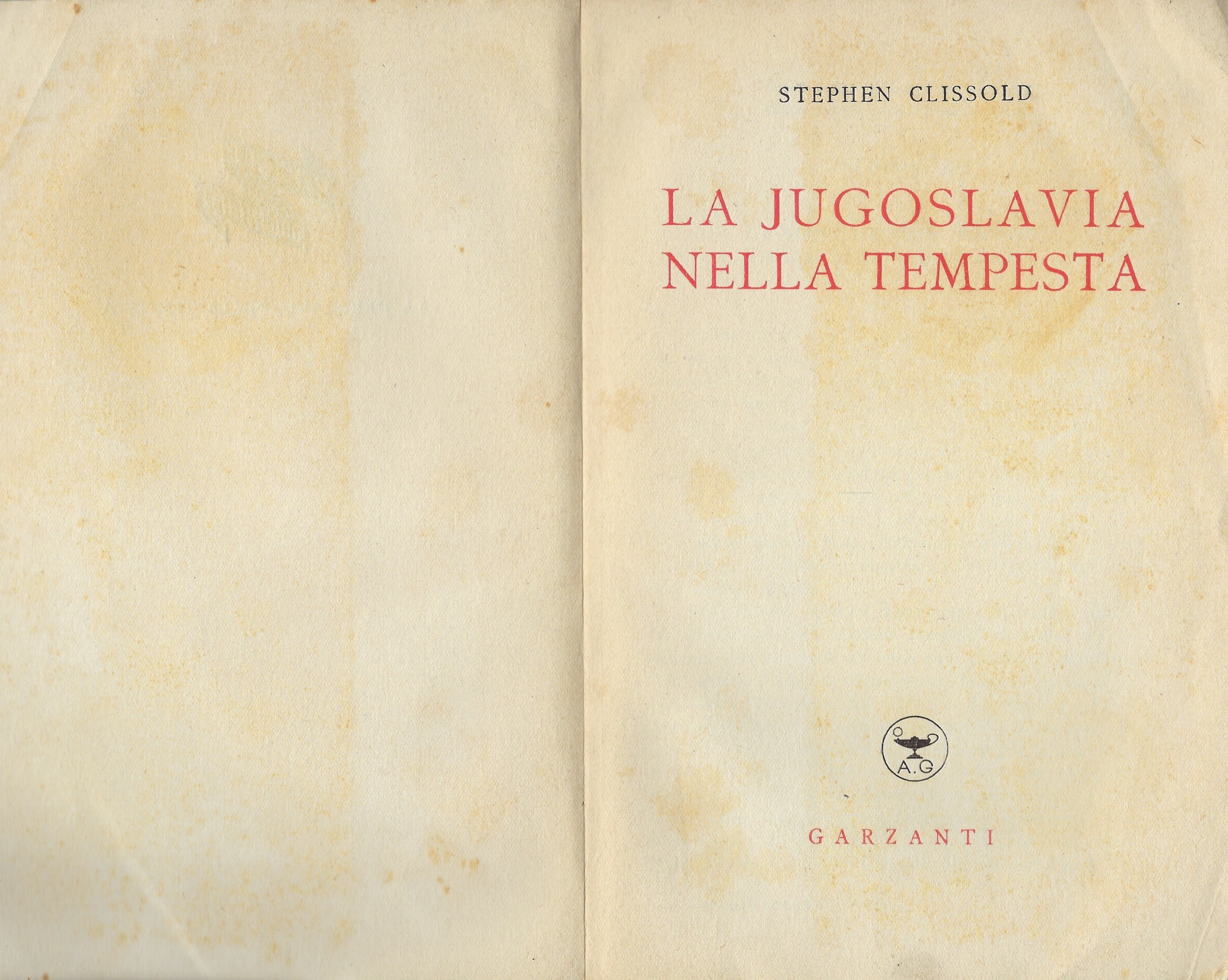 La Jugoslavia nella tempesta