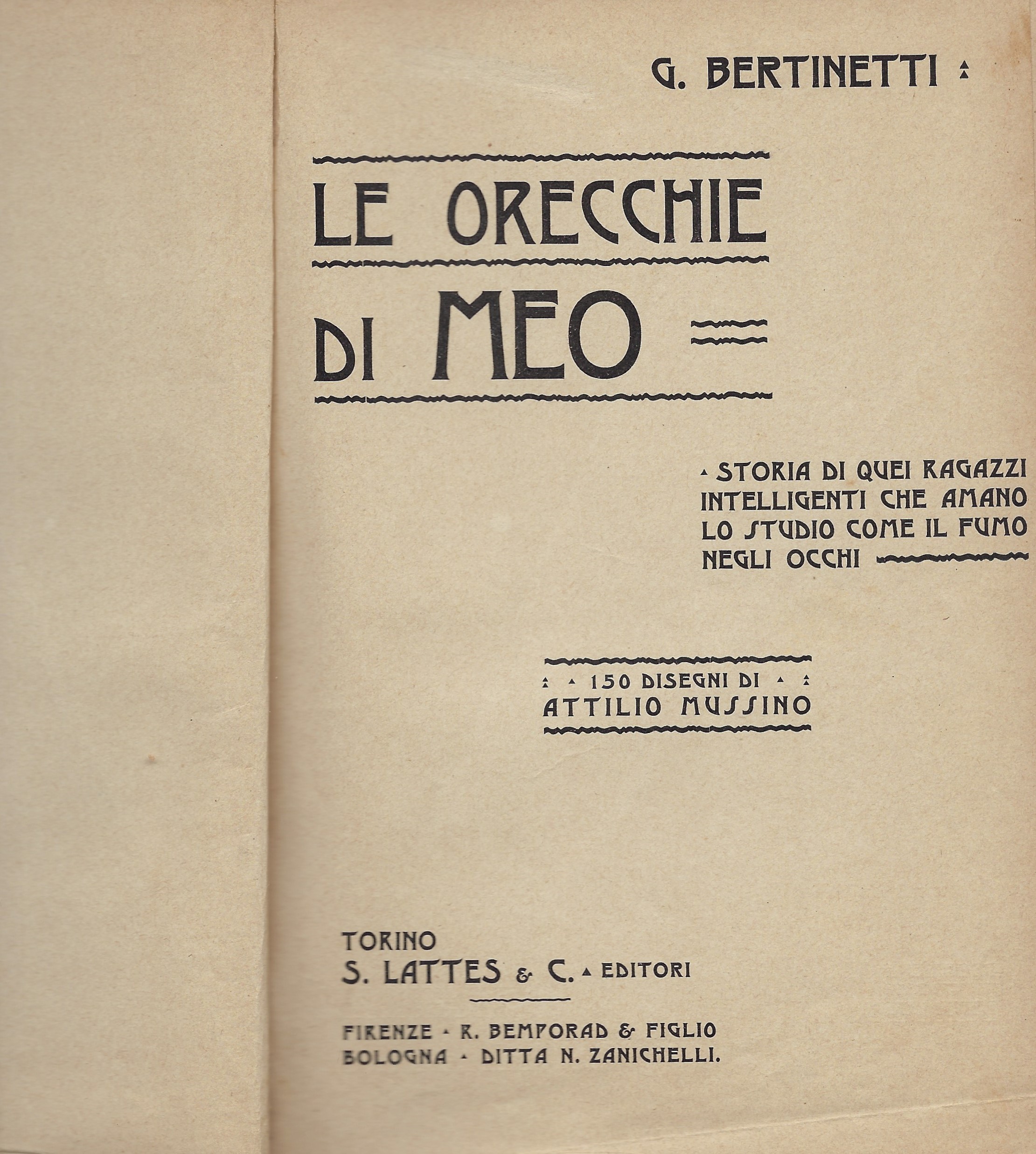 Le orecchie di Meo: storia di quei ragazzi intelligenti che …