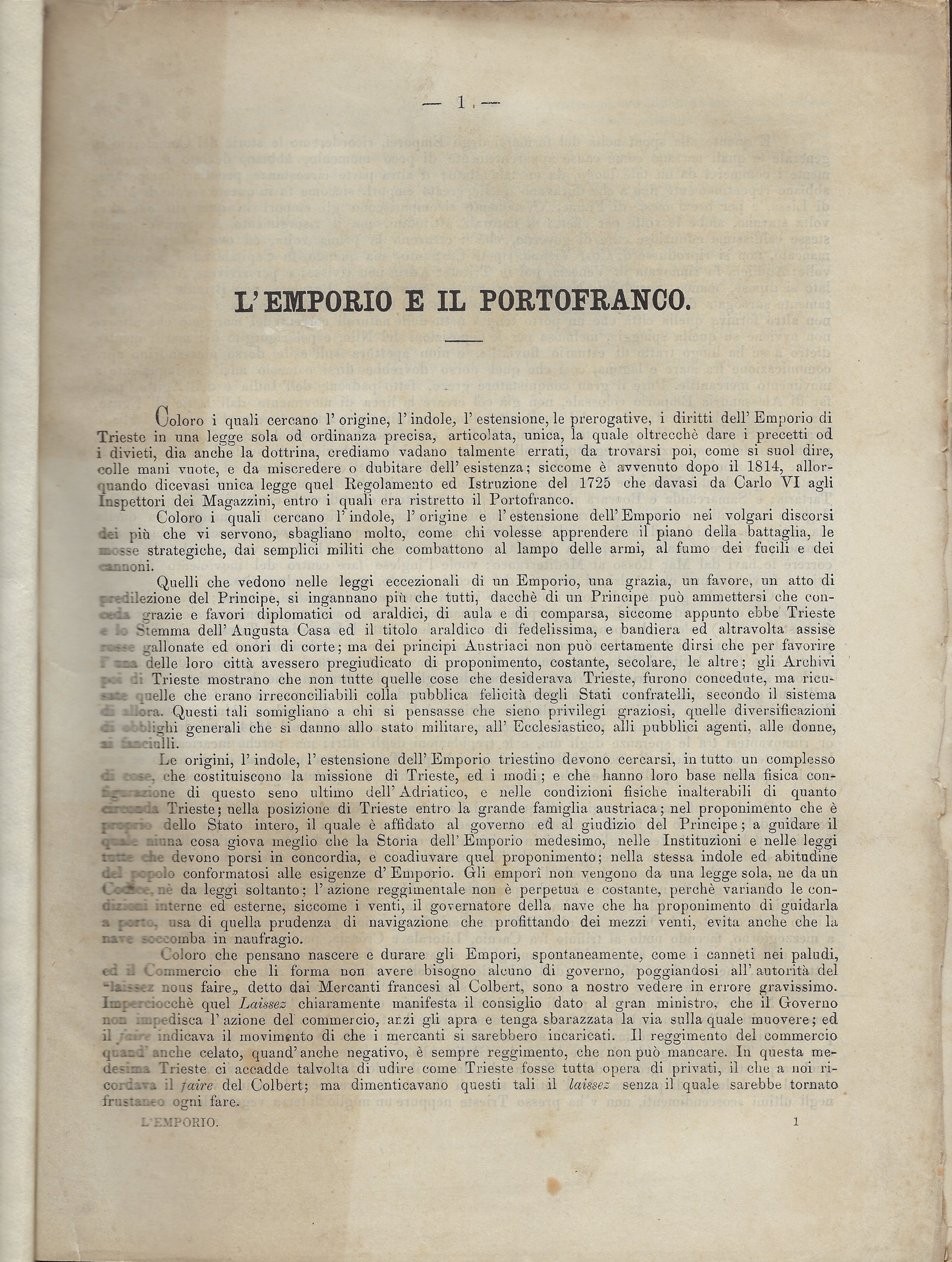 L'Emporio e il Portofranco