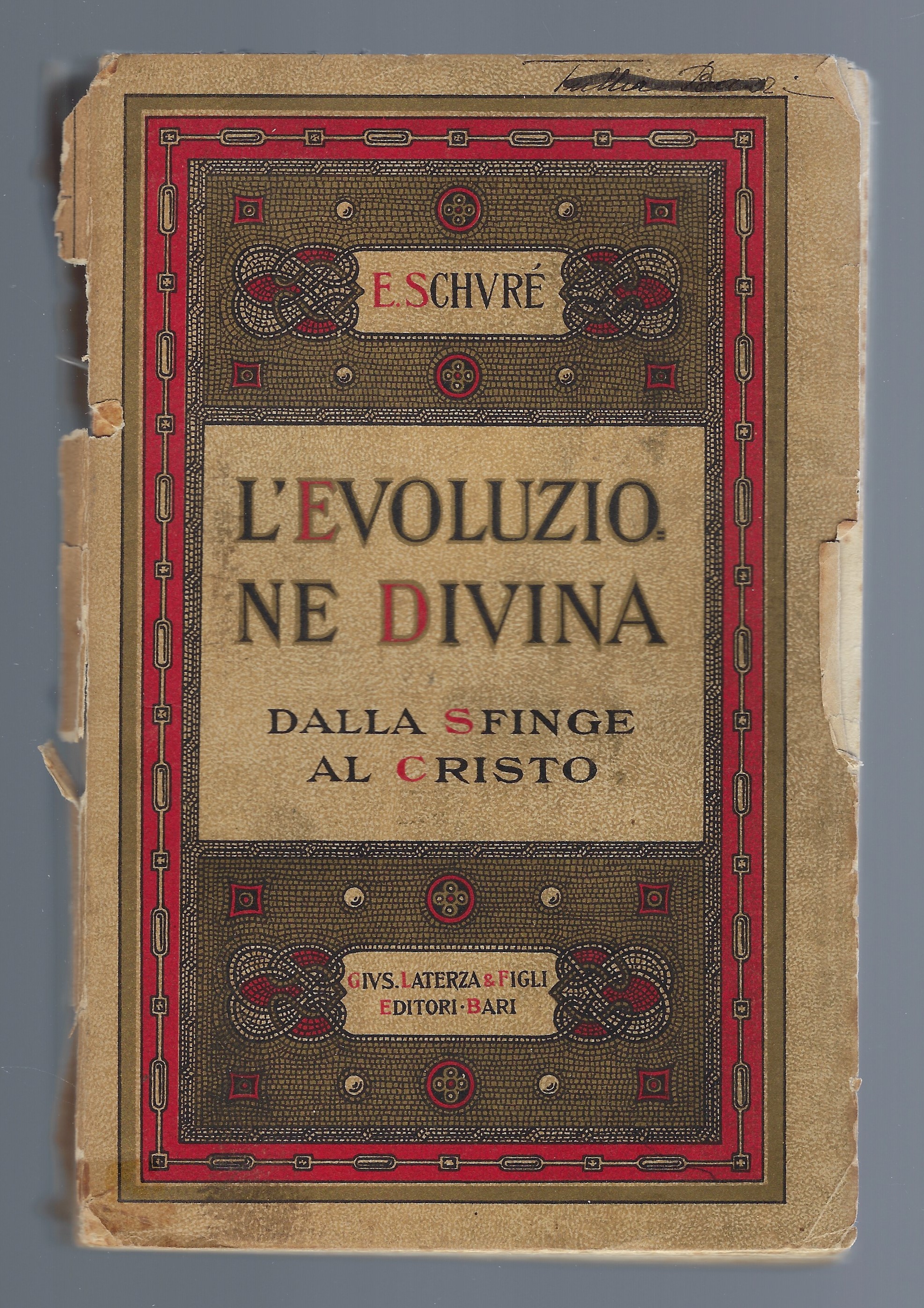 L'Evoluzione divina, dalla Sfinge al Cristo