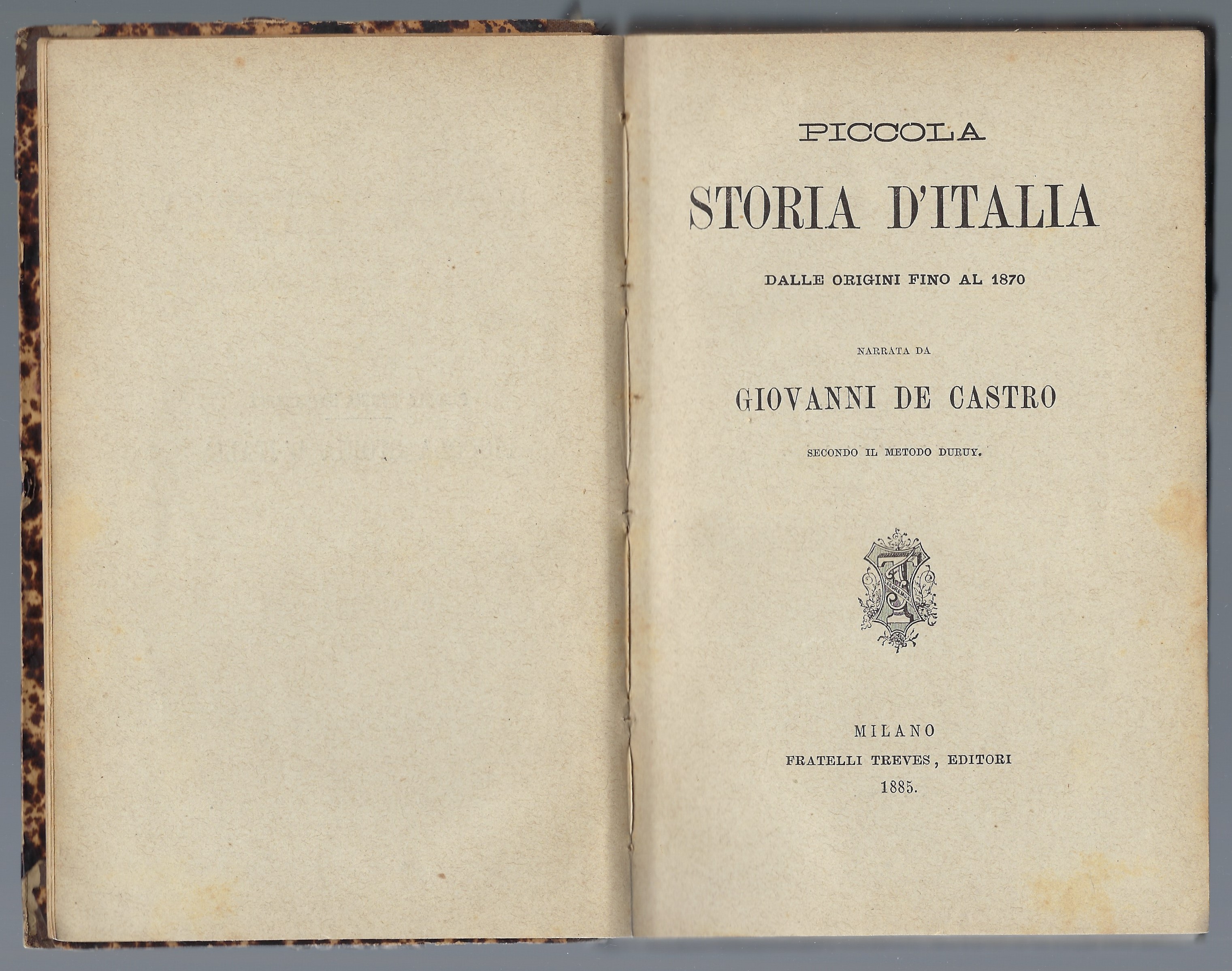 Piccola storia d'Italia dalle origini fino al 1870