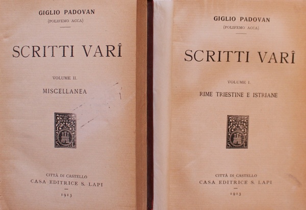 Scritti vari
