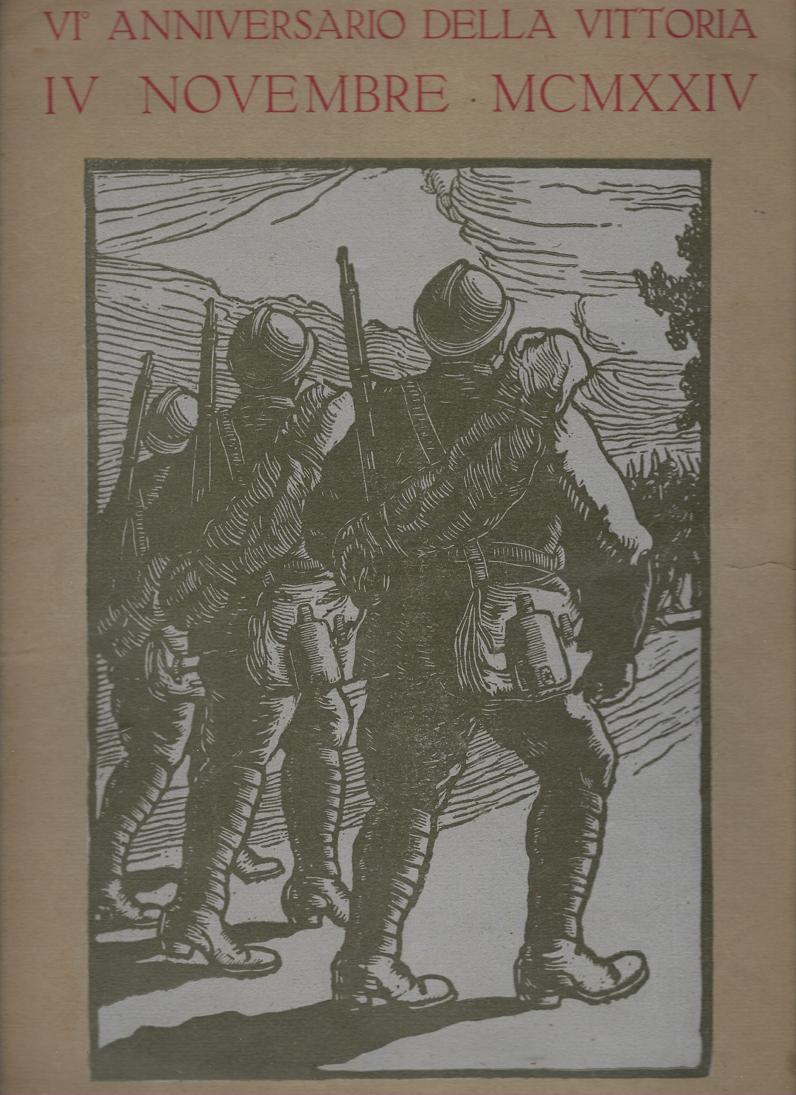 Sesto anniversario della Vittoria 4 Novembre 1924