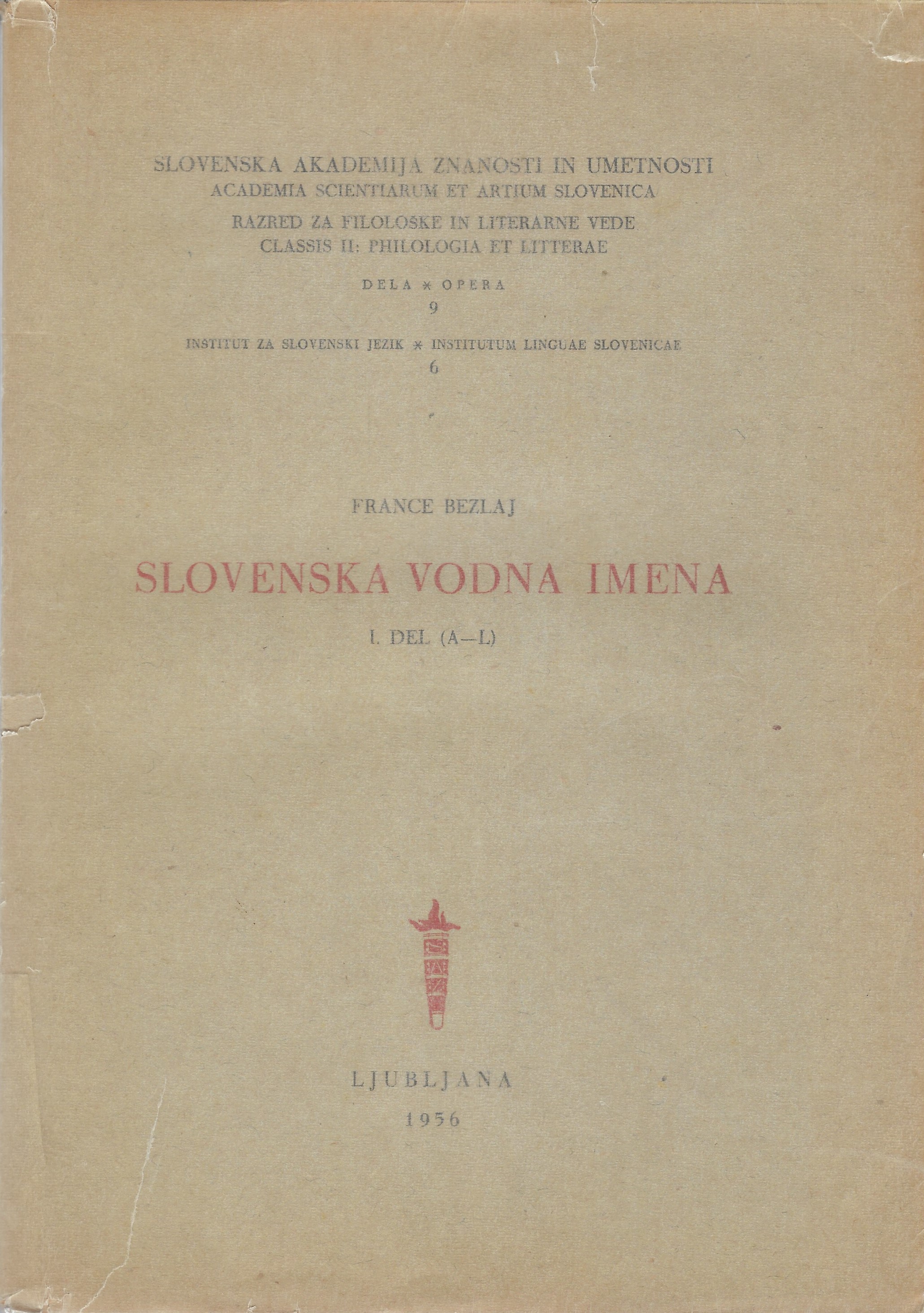 Slovenska Vodna Imena