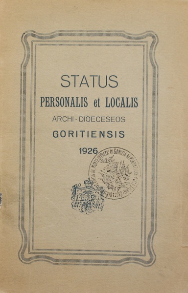 Status personalis et localis Archi-Dioeceseos Goritiensis 1926.