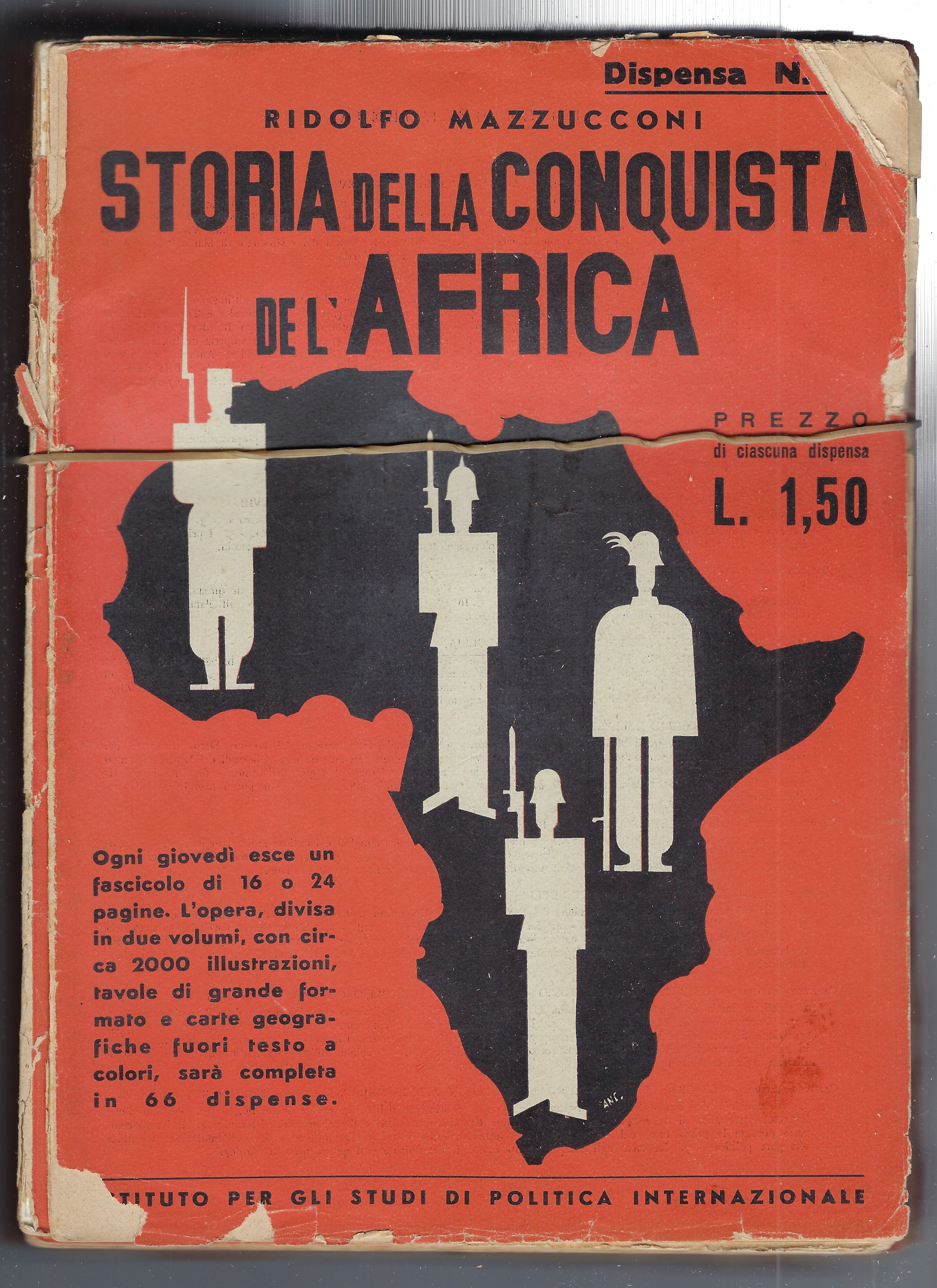 "Storia della conquista dell'Africa". 66 Dispense (dal n° 1 al …