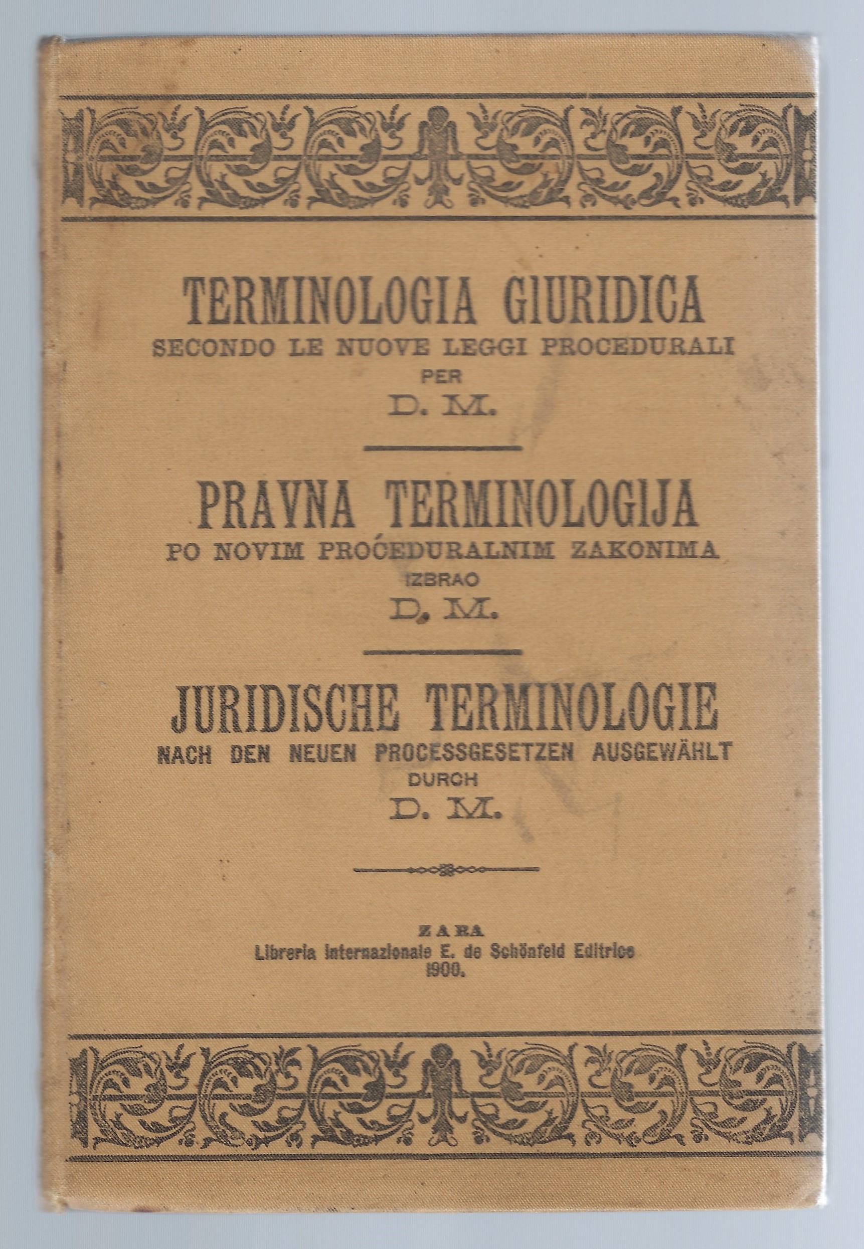 Terminologia giuridica secondo le nuove leggi procedurali per Decreto Ministeriale