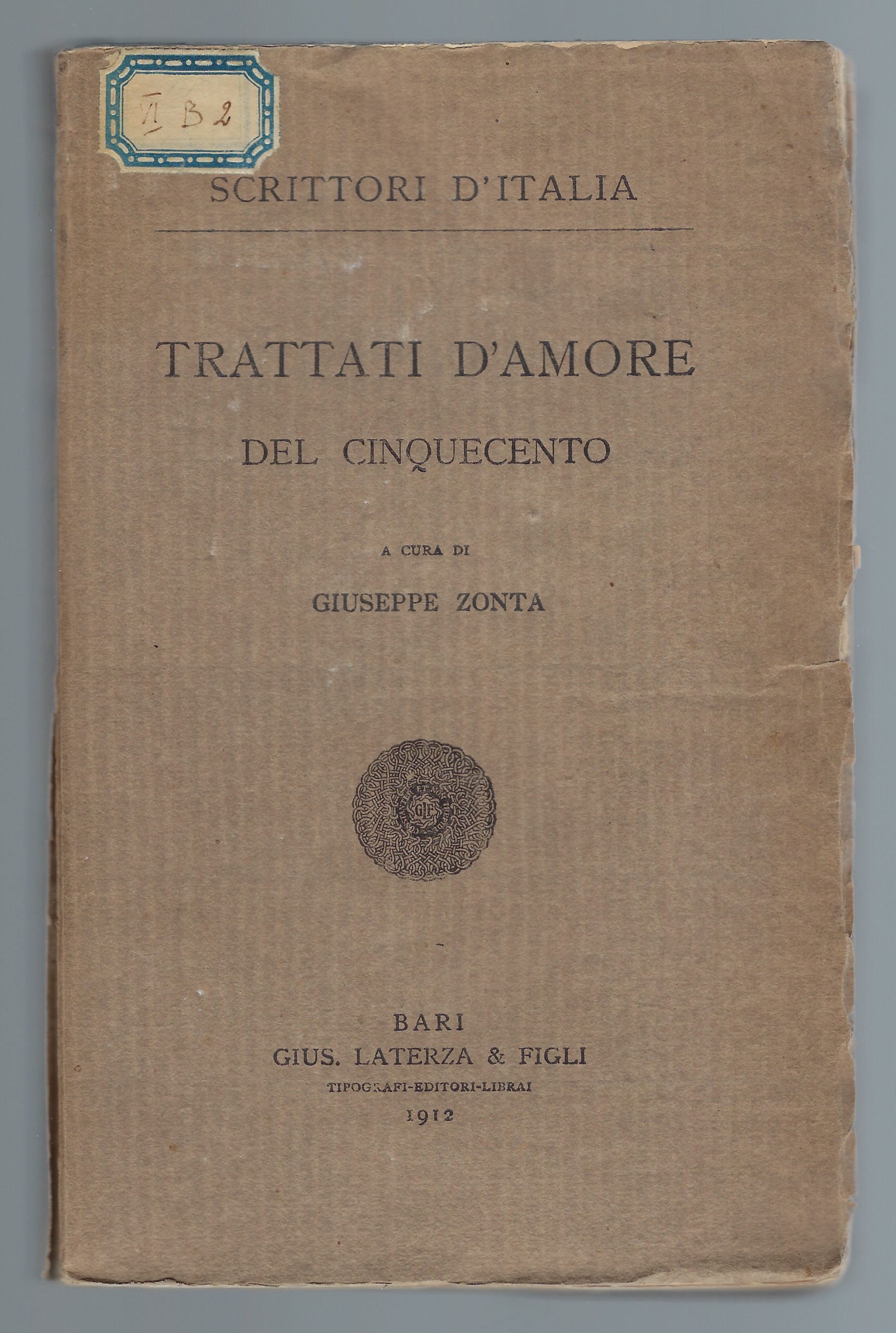 Trattati d'amore del Cinquecento