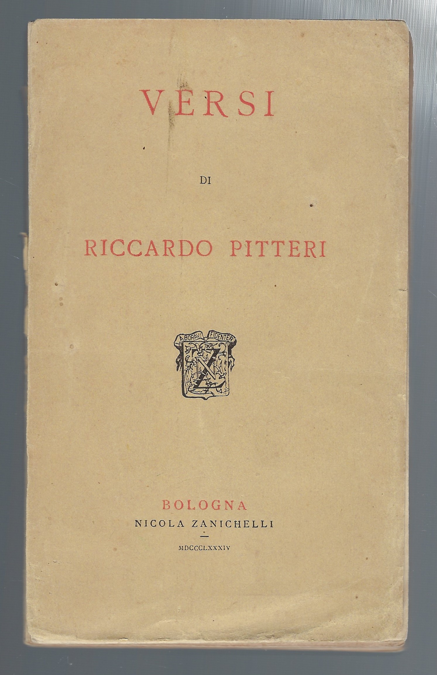 Versi di Riccardo Pitteri