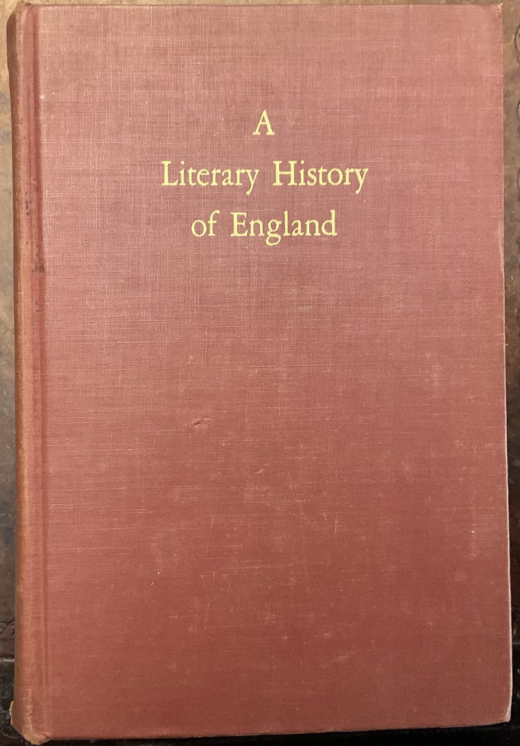 A literary history of England