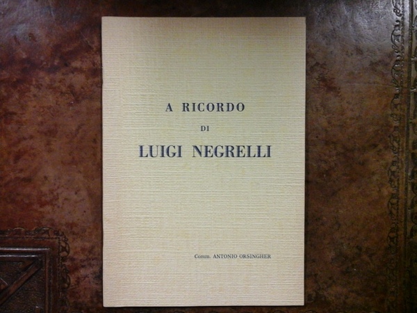 A ricordo di Luigi Negrelli