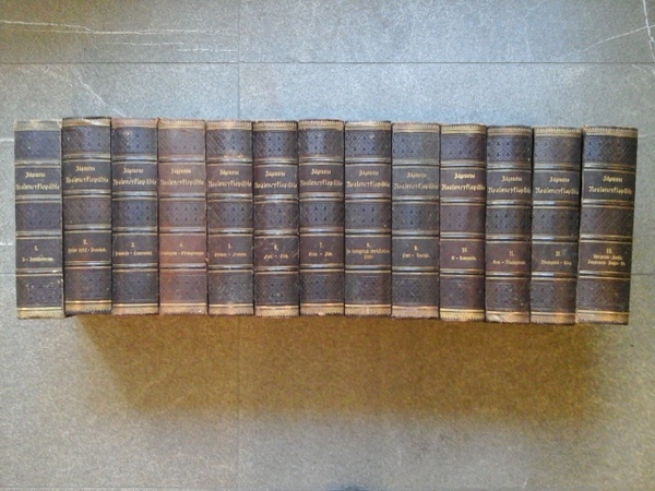 Allgemeine Realencyclopädie oder Conversationslexikon für alle Stände. 13 Bände