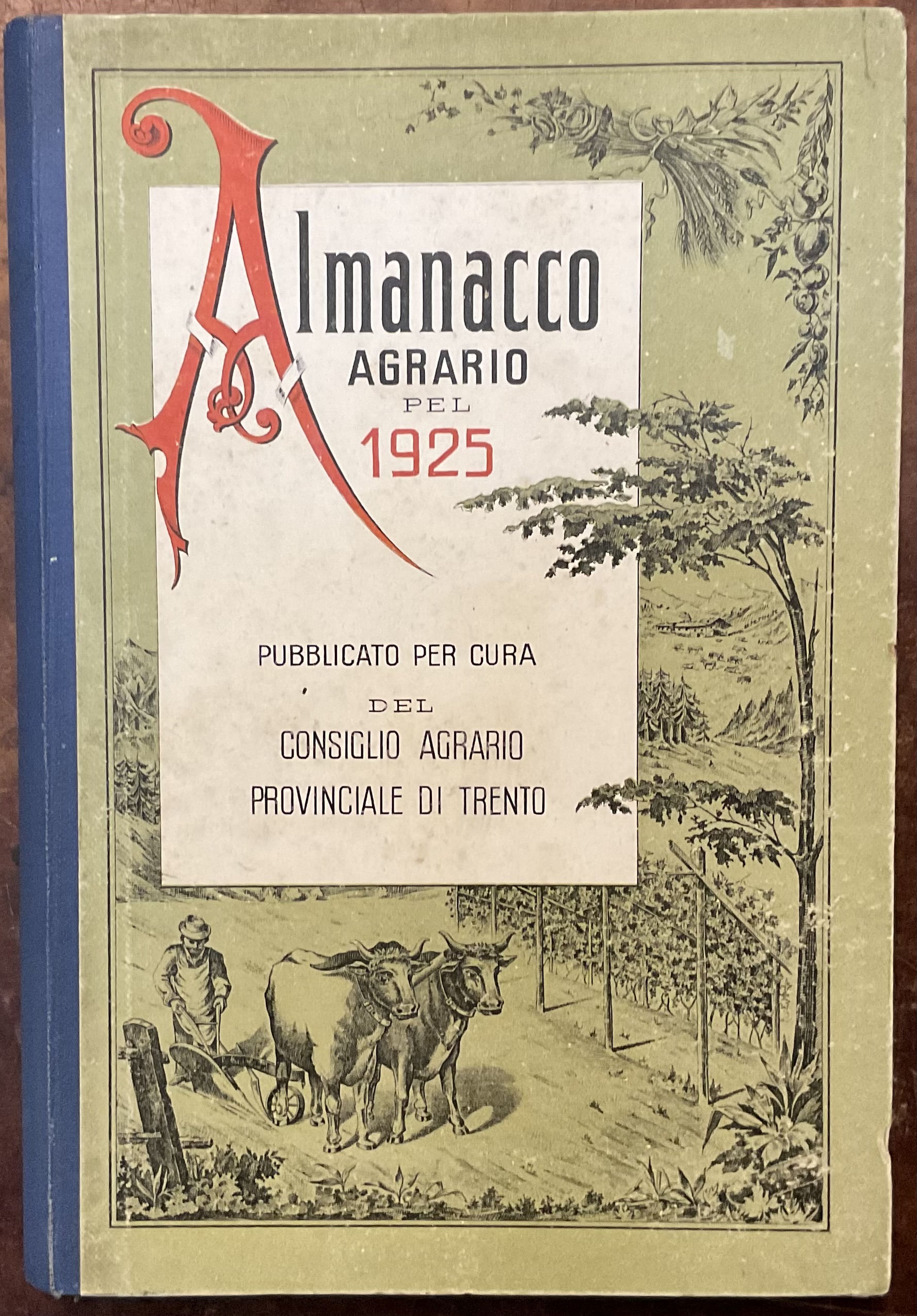 Almanacco agrario pel 1925. Pubblicato per cura del Consiglio provinciale …