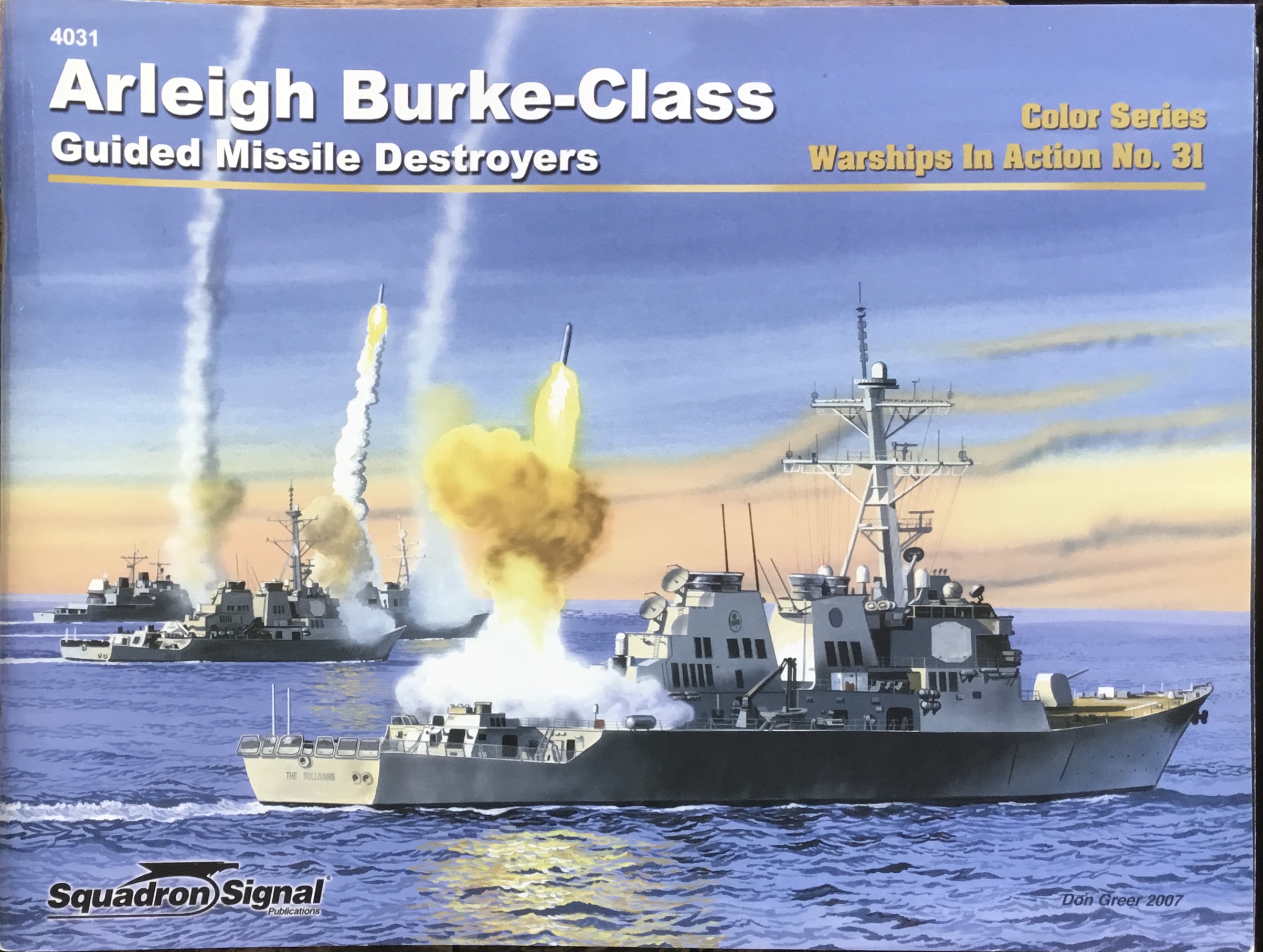 Arleigh Burke- Class. Guide Missile Destroyers. Color Series. Warships in …