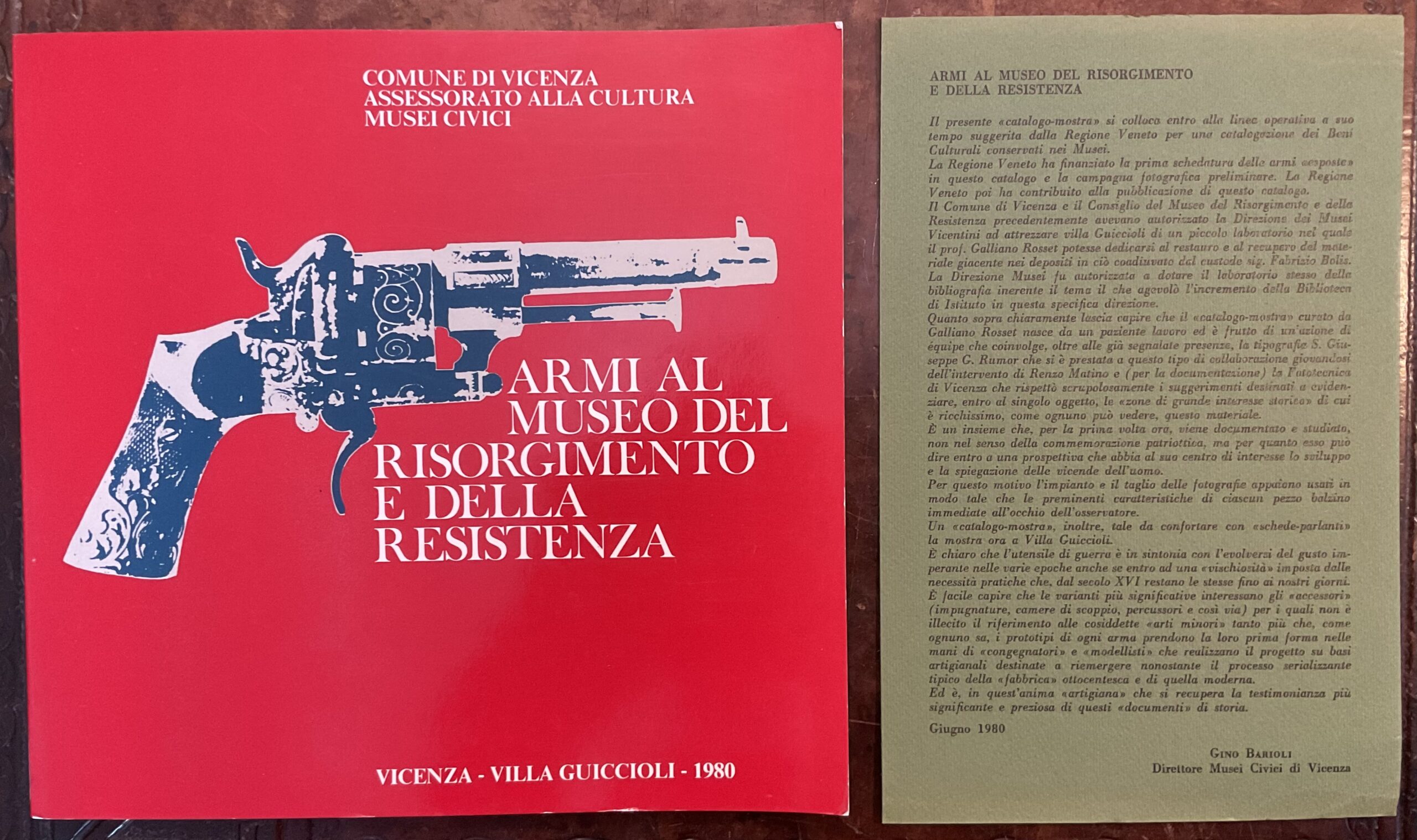 Armi al Museo del Risorgimento e della Resistenza, Vicenza