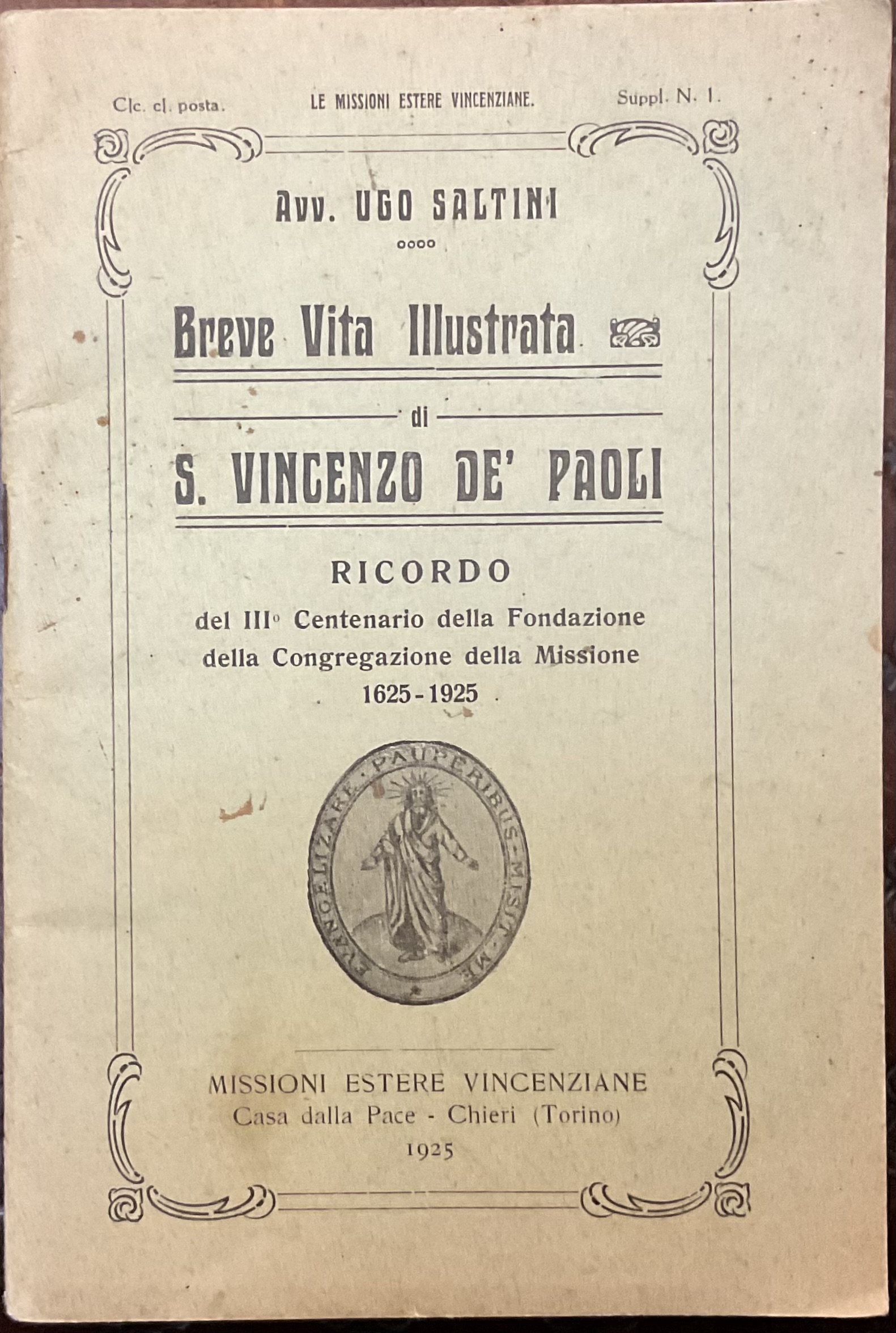 Breve vita illustrata di S. Vincenzo De’ Paoli