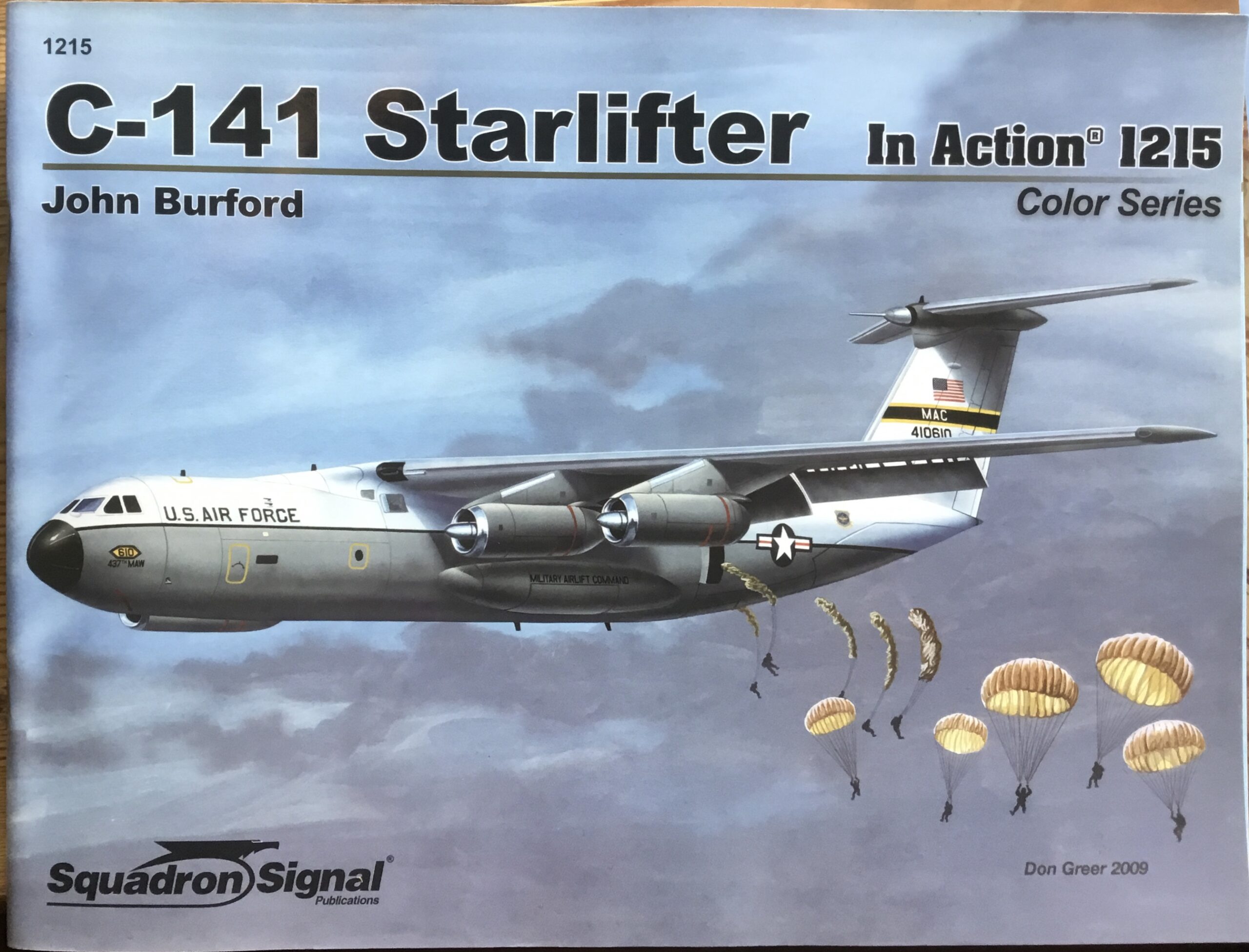 C-141 Starlifter. In Action 1215. Color Series