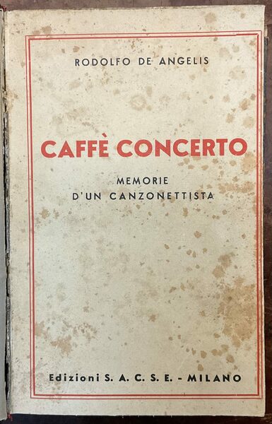 Caffè concerto (Memorie d'un canzonettista)