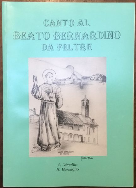 Canto al Beato Bernardino da Feltre. Autografo