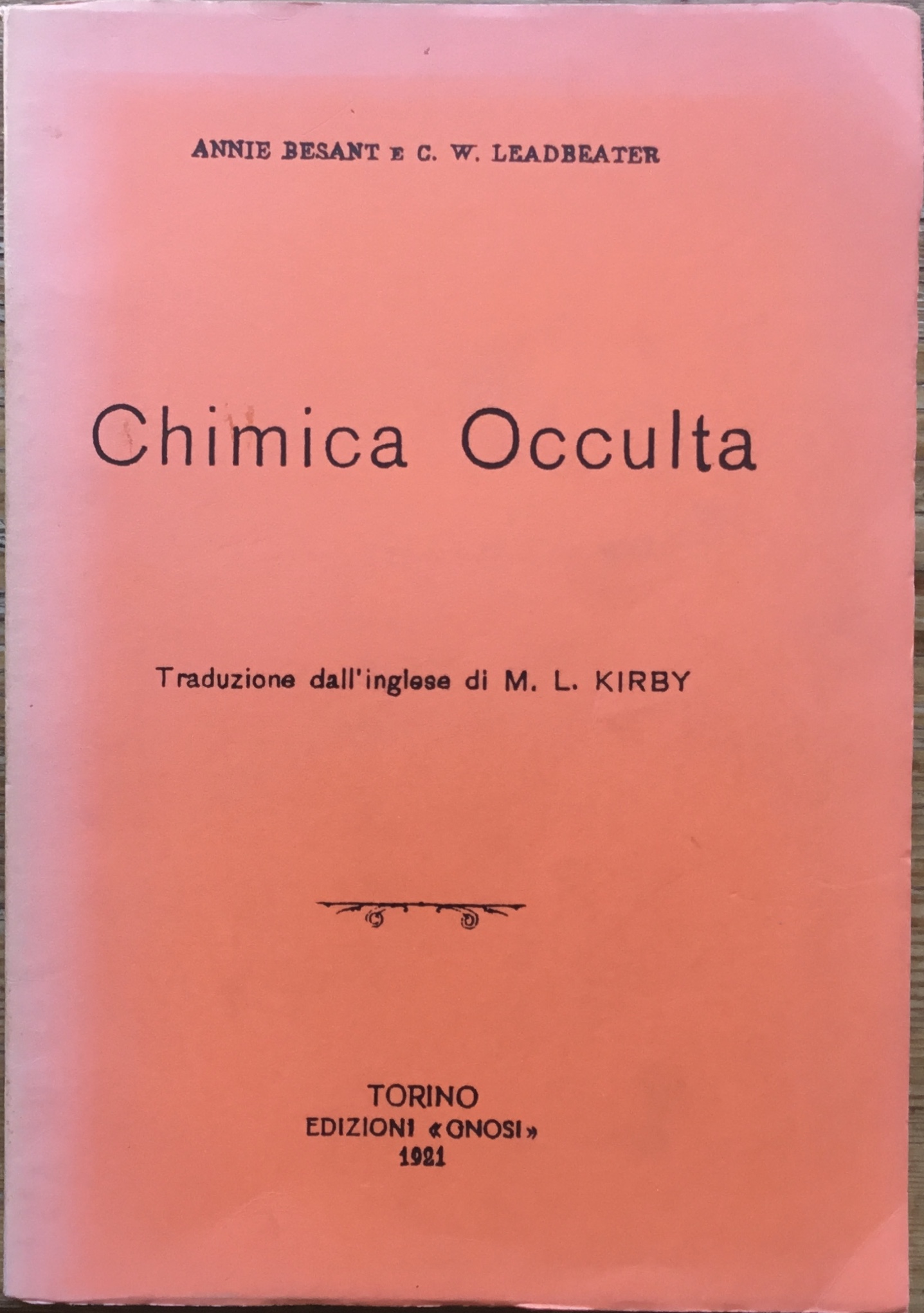 Chimica occulta