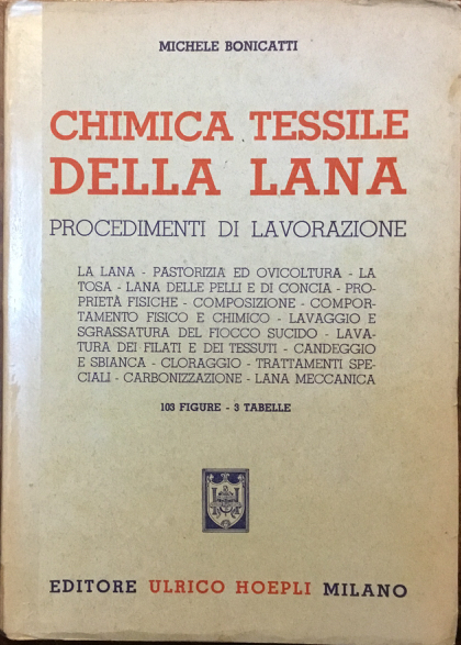 Chimica tessile della lana. Procedimenti di lavorazione