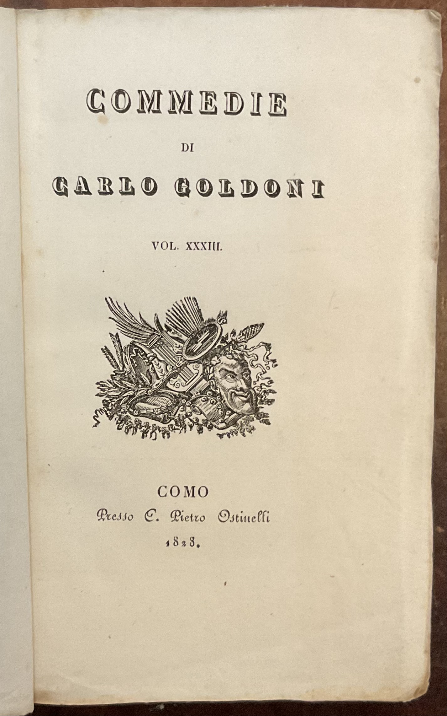 Commedie di Carlo Goldoni. Volume XXXIII. Il padre di famiglia …