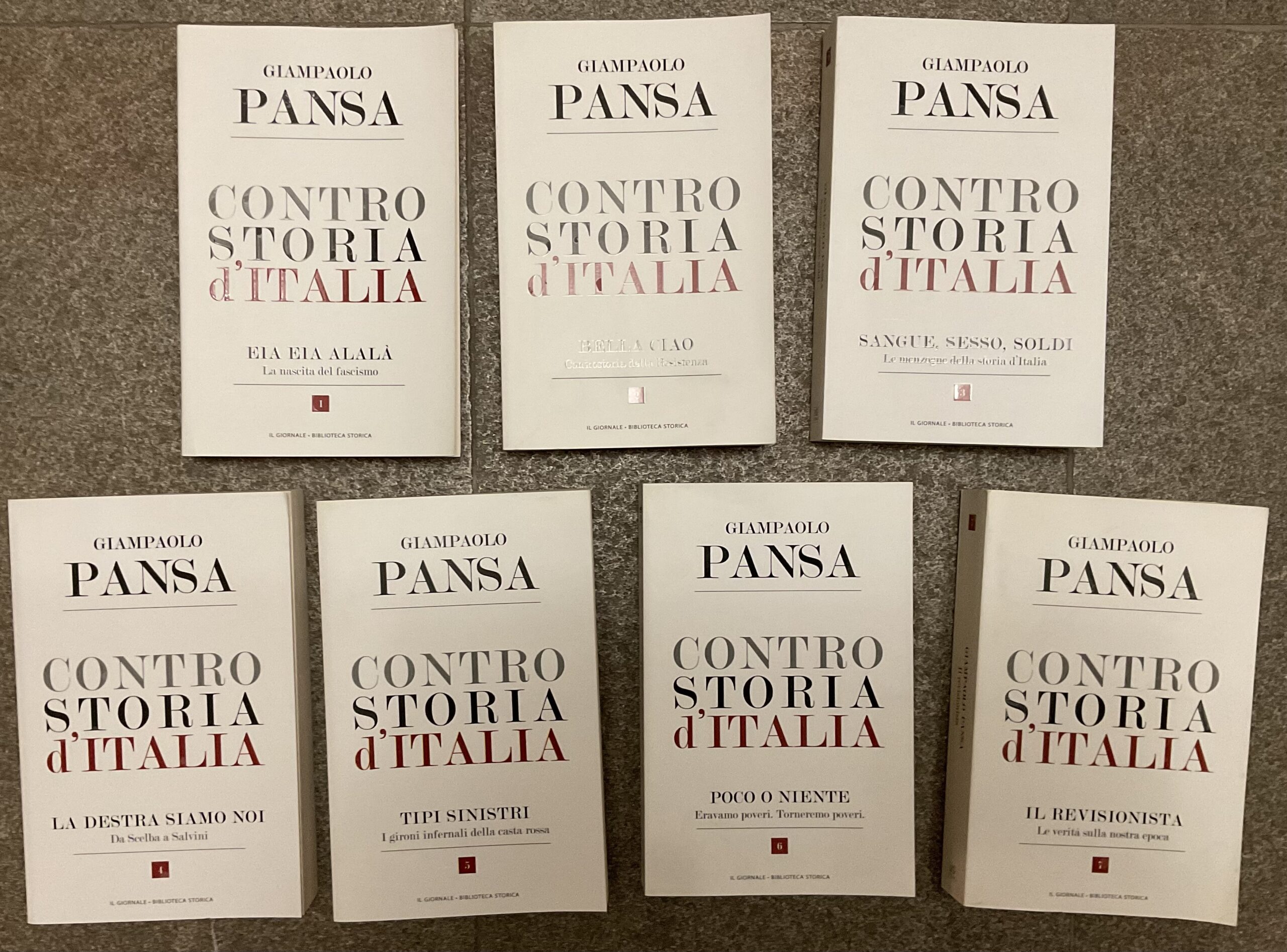 Contro storia d’Italia. Sette volumi