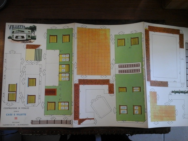 Costruzione in foglio Carroccio - Aldebaran. Serie CASE E VILLETTE …