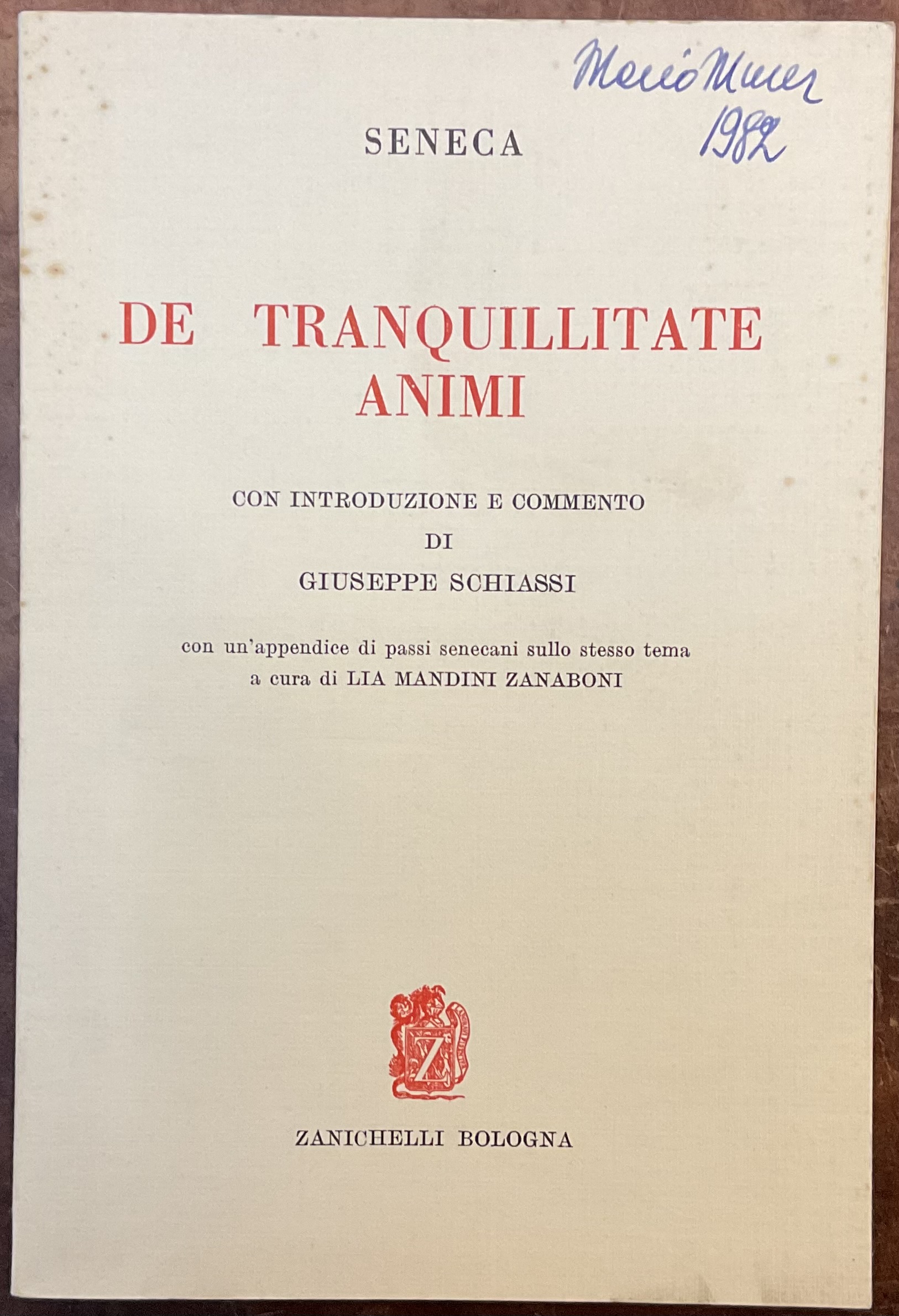 De tranquillitate animi