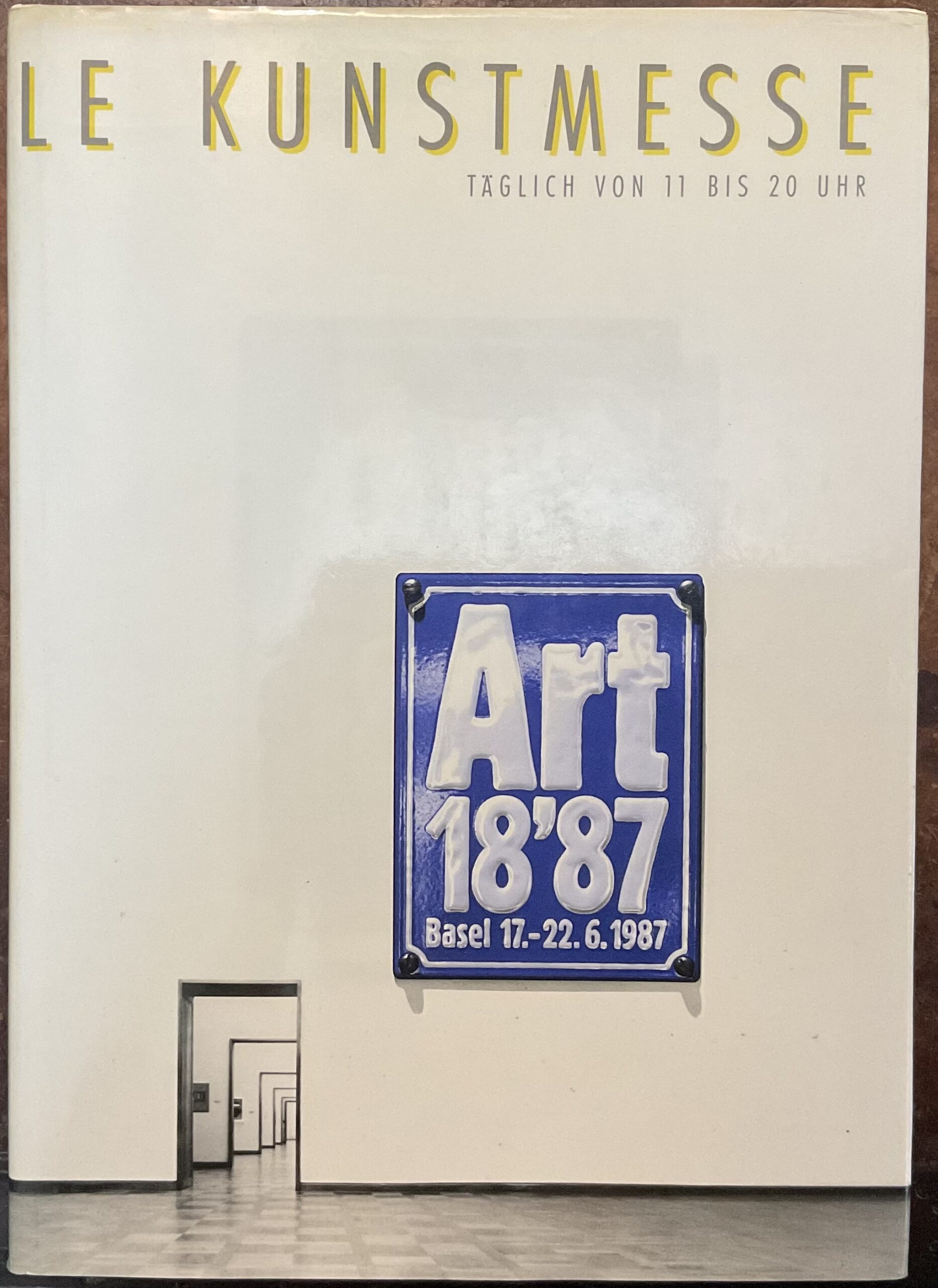 Die Internationale Kunstmesse Art 18’87, in den Hallen der Schweizer …