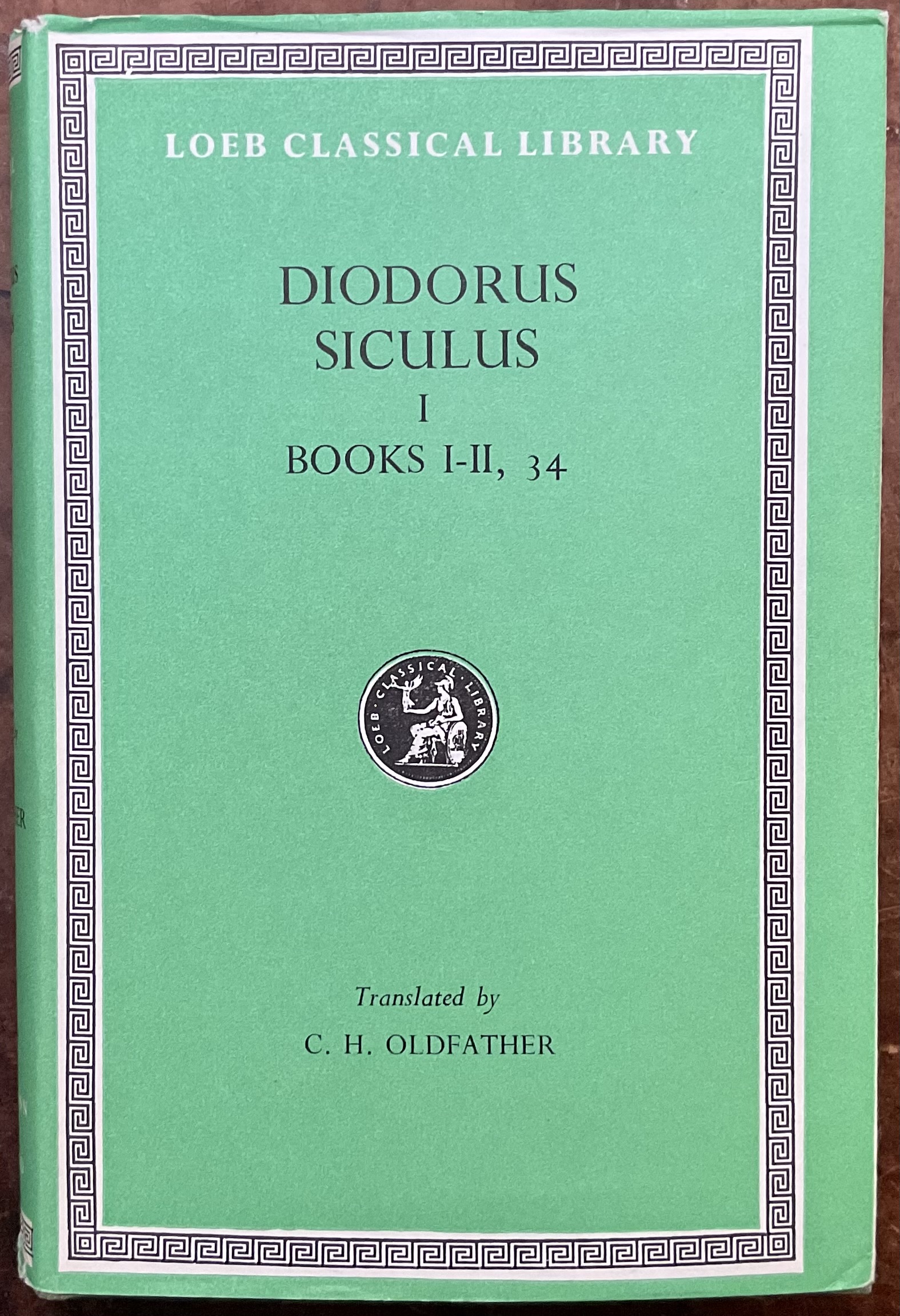 Diodorus Siculus. Volume I. Books I and II, 1-34