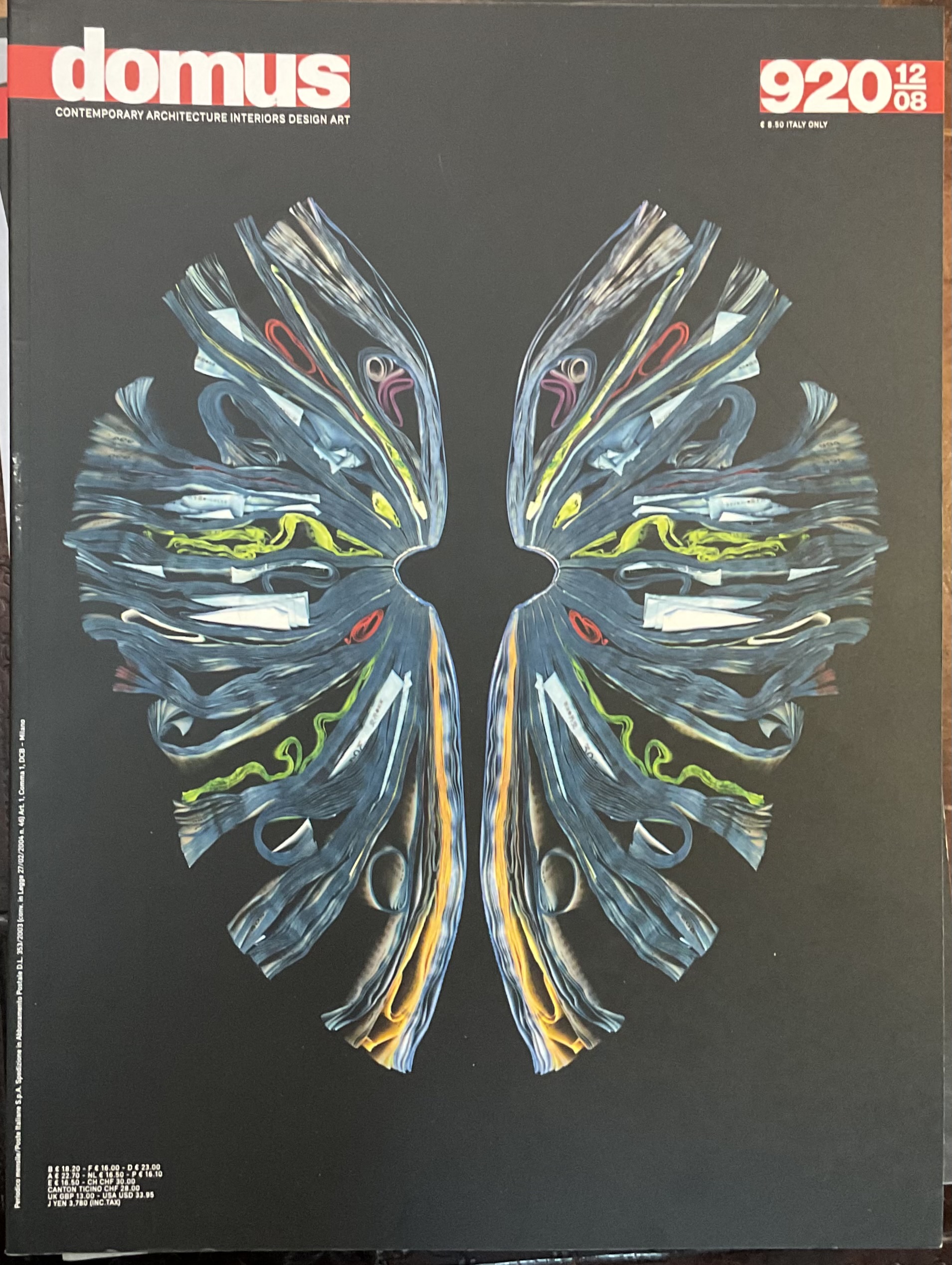 Domus. Contemporary Architecture Interiors Design Art. 920- 12/08