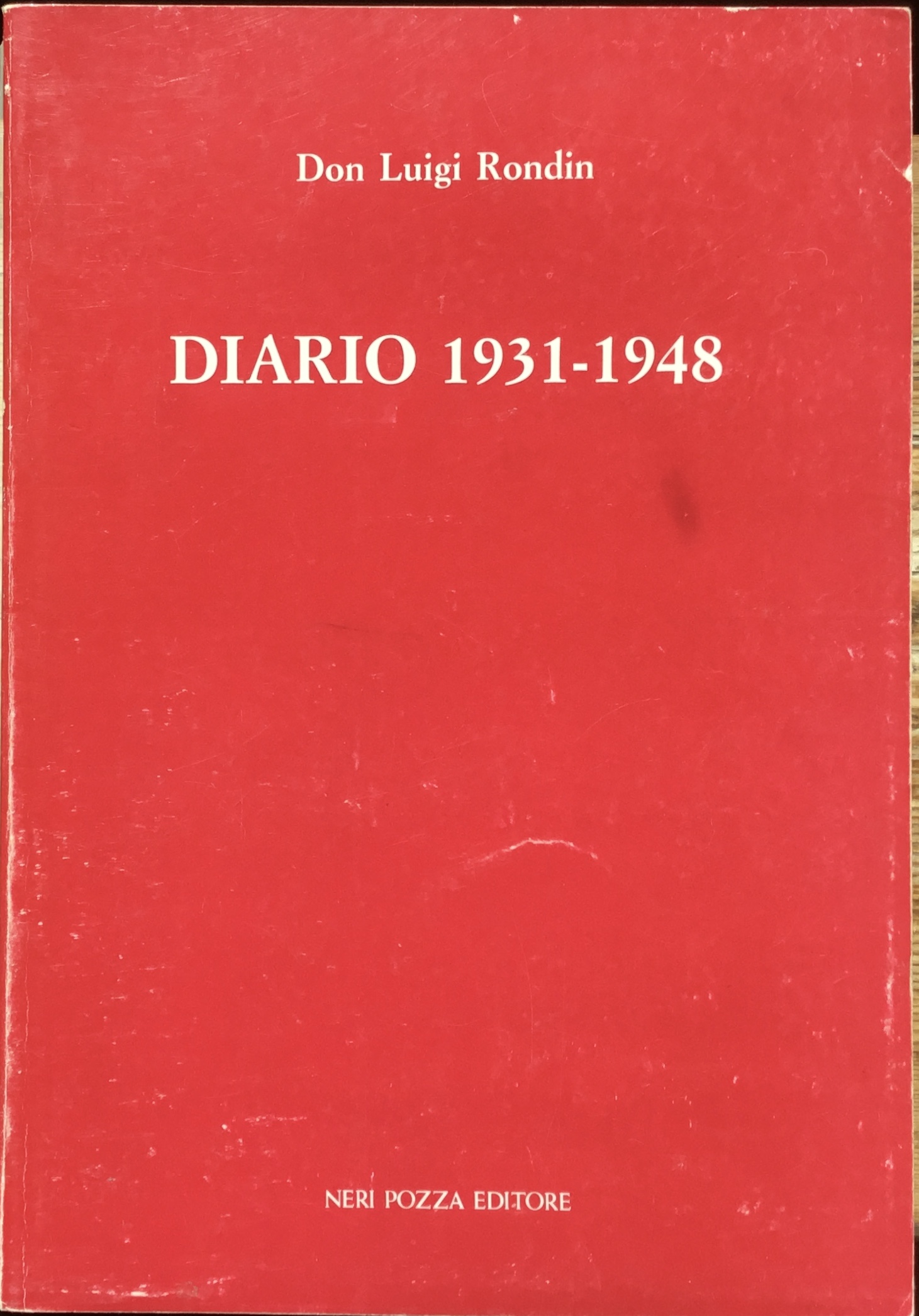 Don Luigi Rondin.Diario 1931-1948