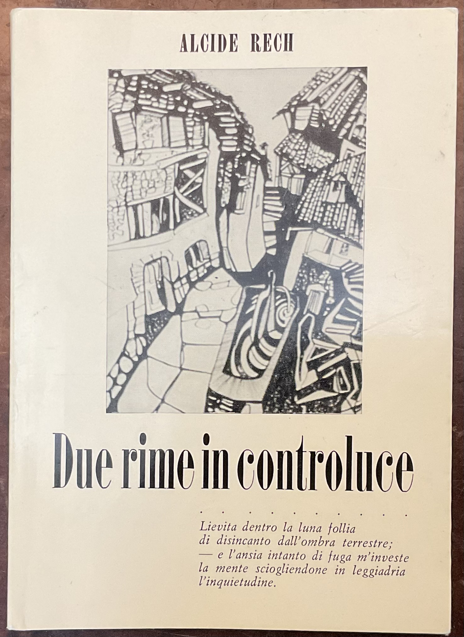 Due rime in controluce. Autografo