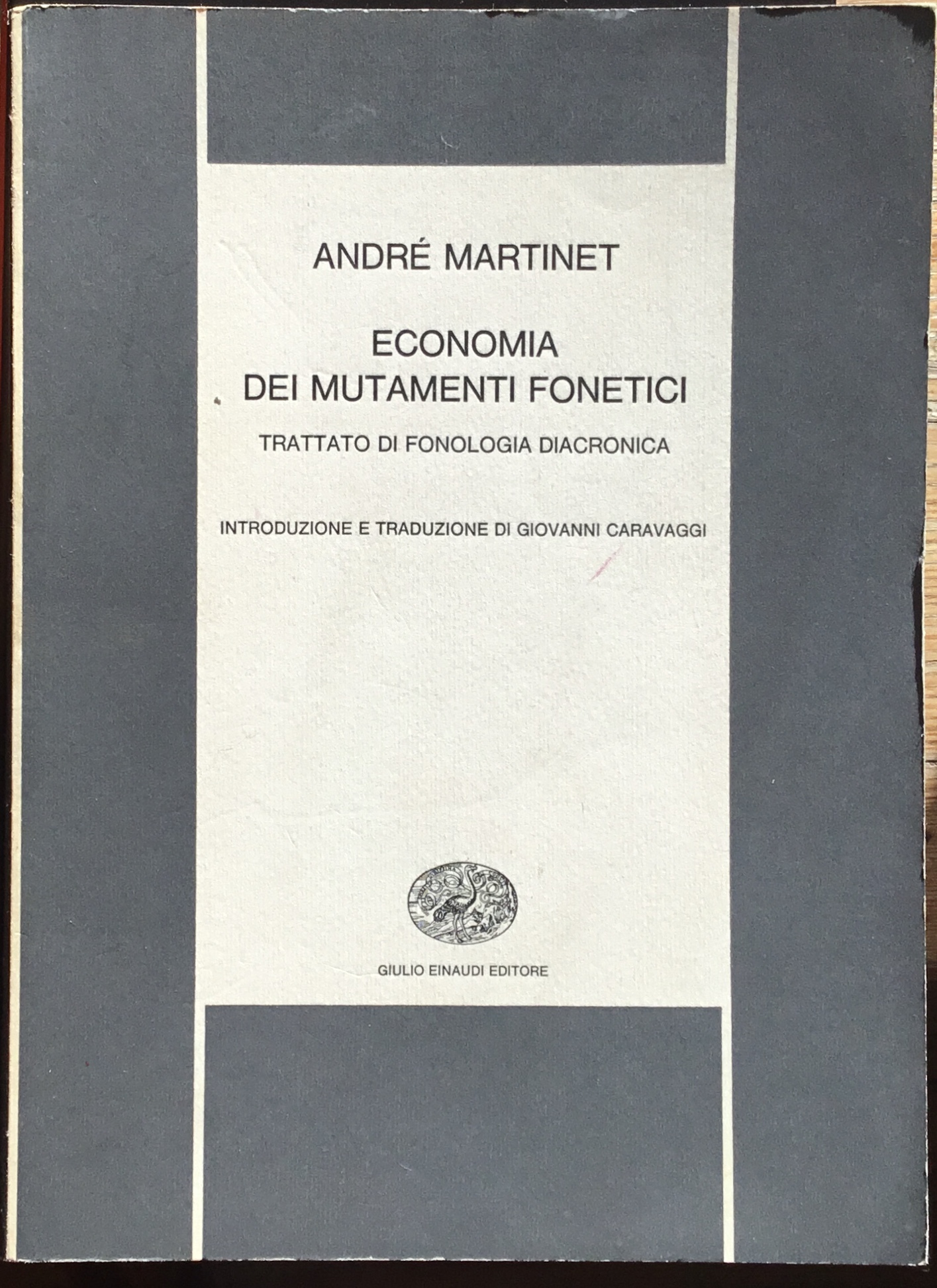 Economia dei mutamenti fonetici. Trattato di fonologia diacronica