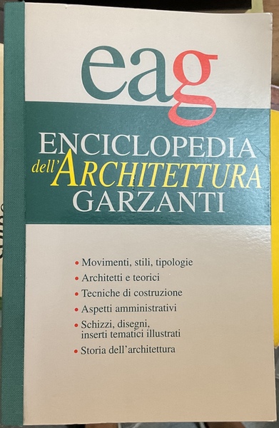 Enciclopedia dell’Architettura Garzanti