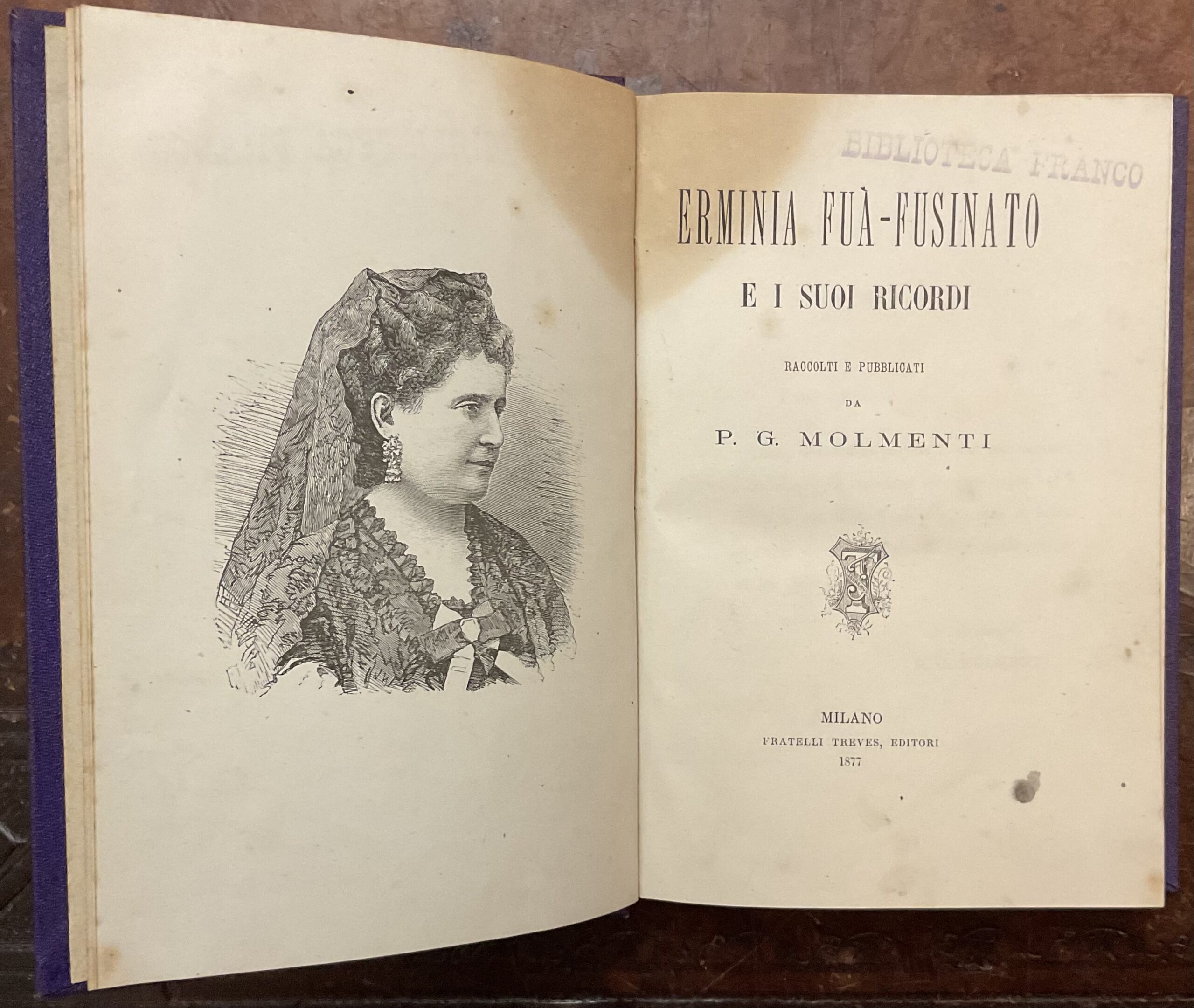 Erminia Fuà-Fusinato e i suoi ricordi