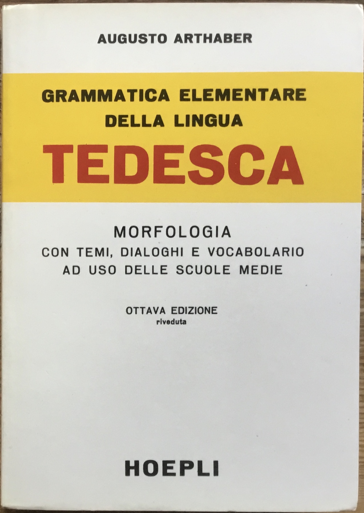 Grammatica elementare della lingua Tedesca