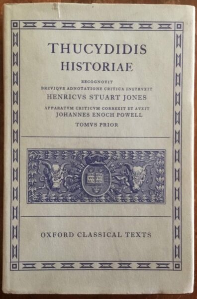 Historiae recognovit brevique adnotatione critica instruxit Henricus Stuart Jones. Apparatum …