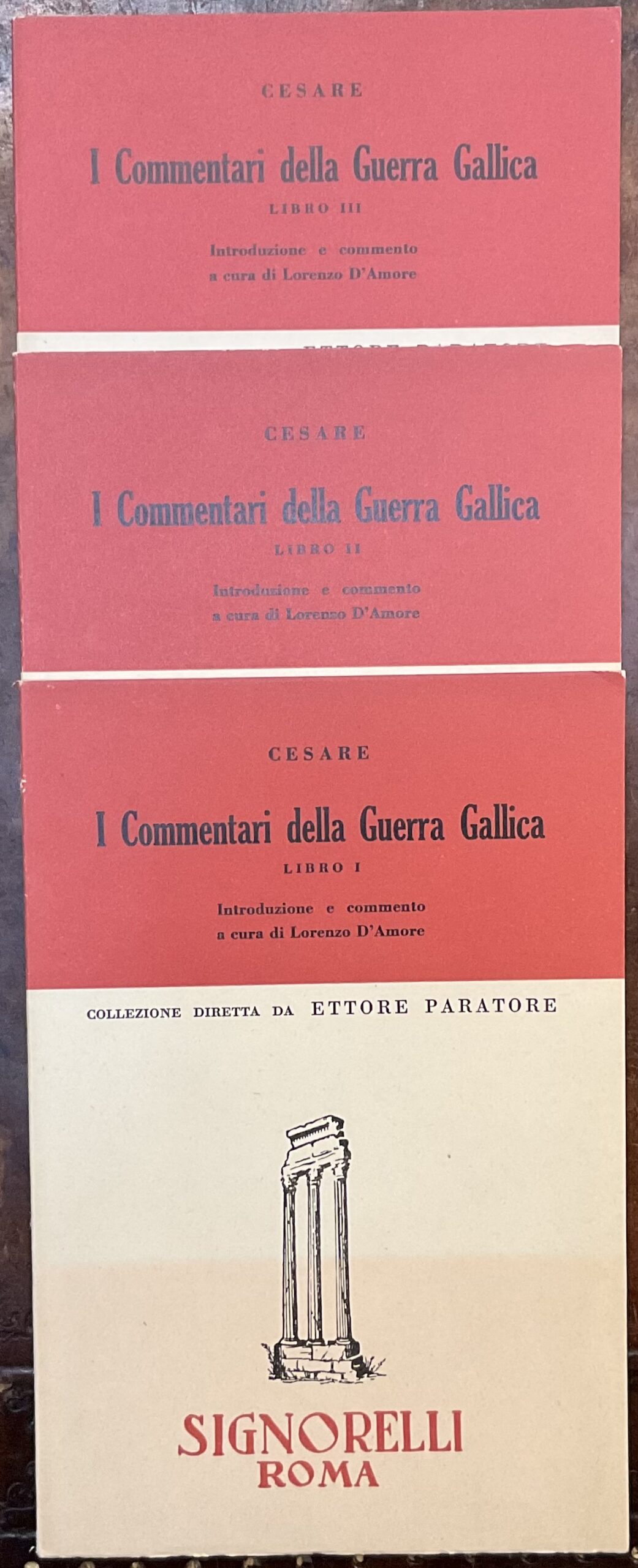 I commentari della Guerra Gallica. Libri I, II, III
