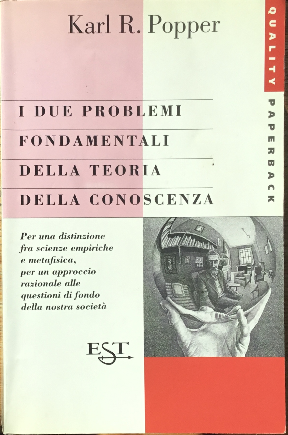 I due problemi fondamentali della teoria della conoscenza