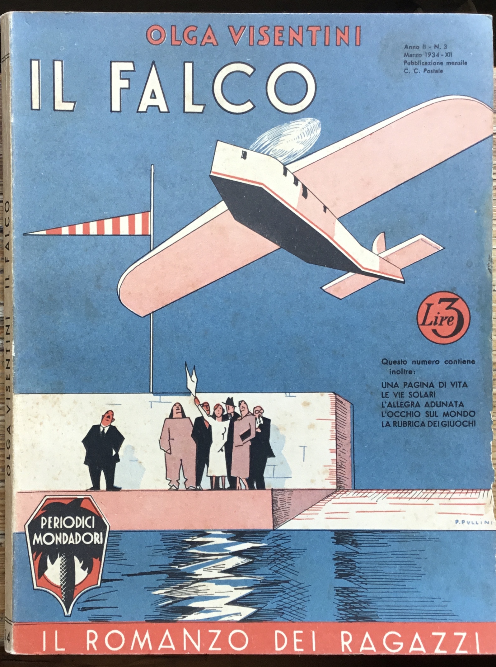 Il Falco. Il romanzo dei ragazzi. Anno II N. 3 …