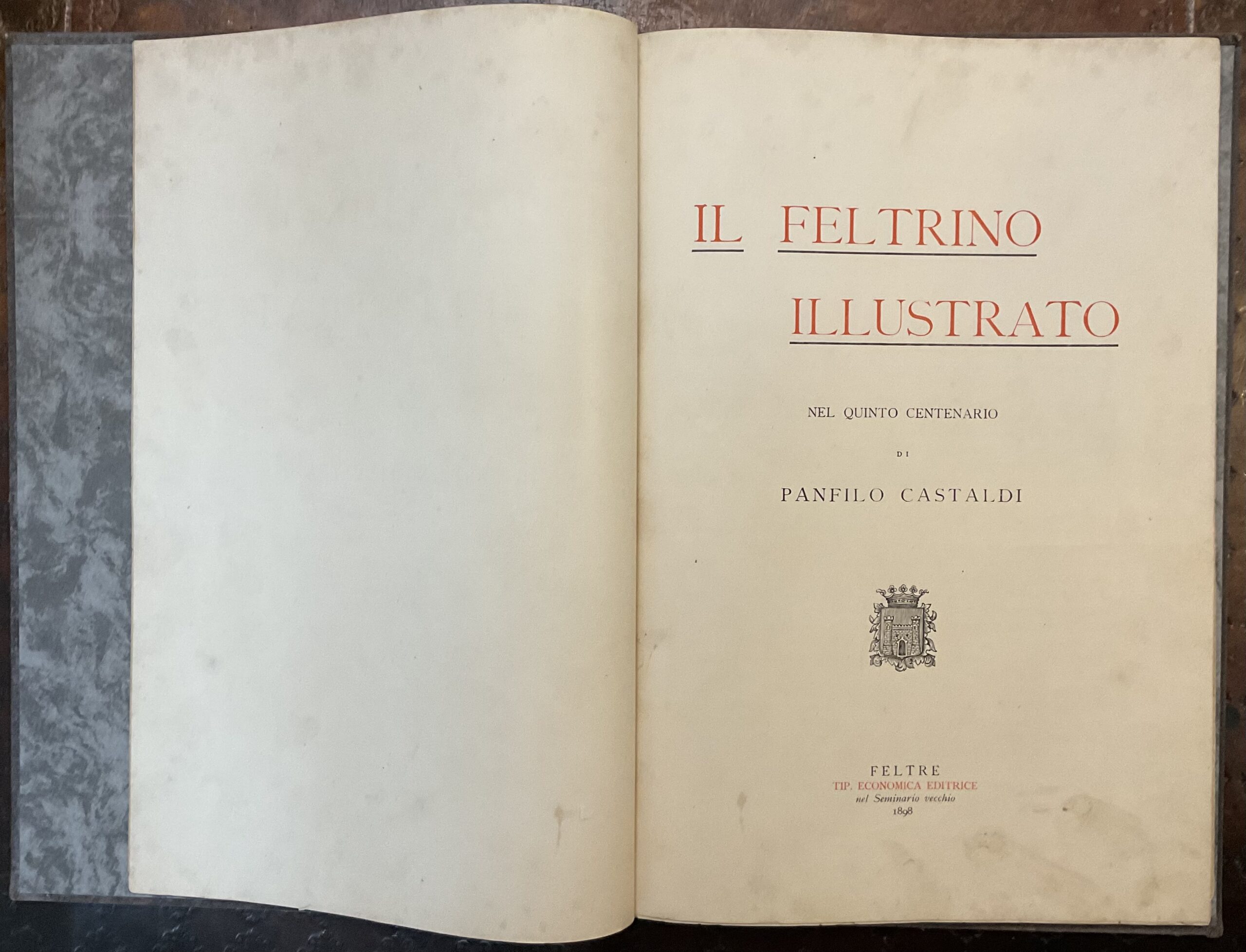 Il Feltrino illustrato, nel quinto centenario di Panfilo Castaldi