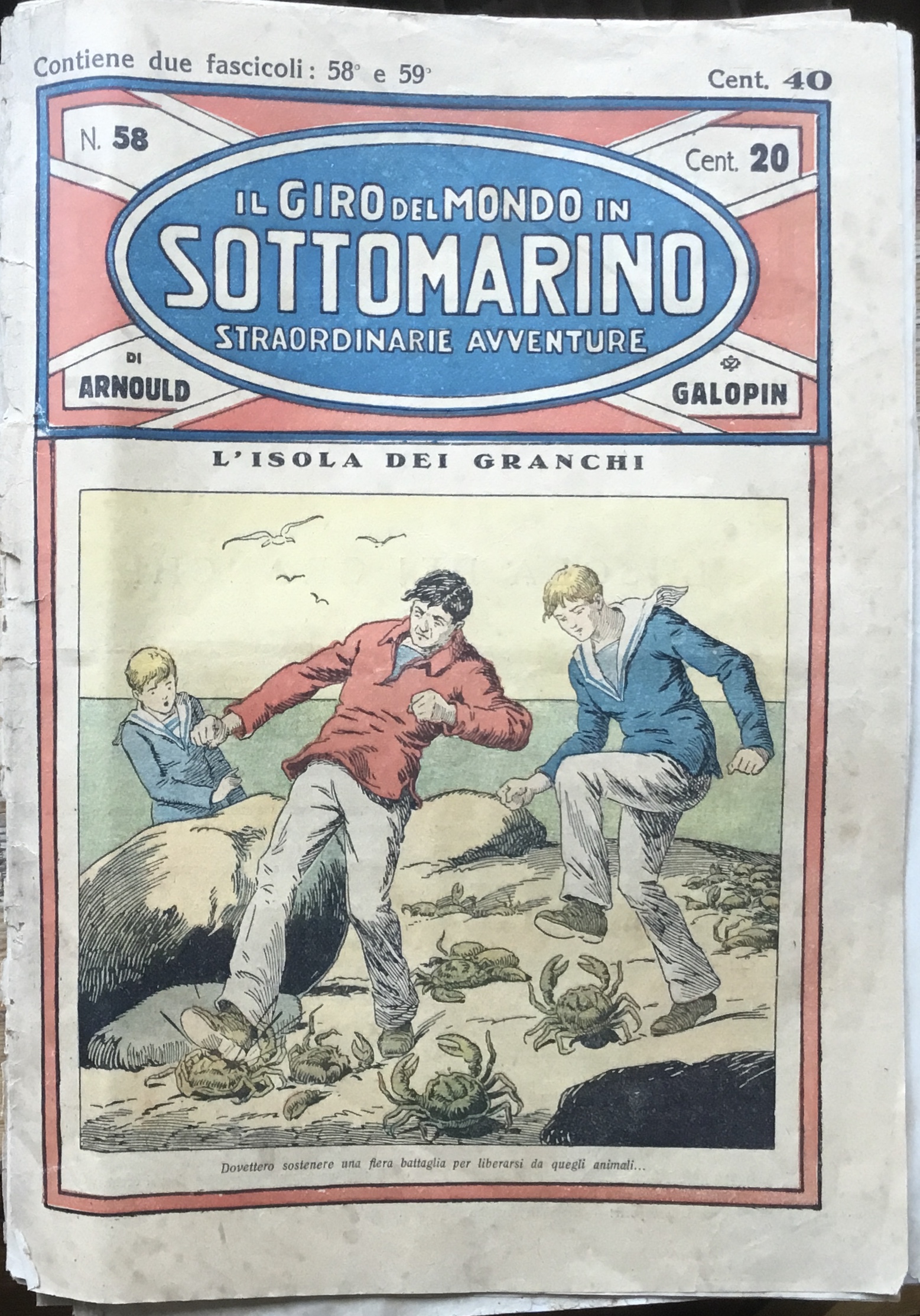 Il Giro del Mondo in Sottomarino. Straordinarie Avventure. L’isola dei …