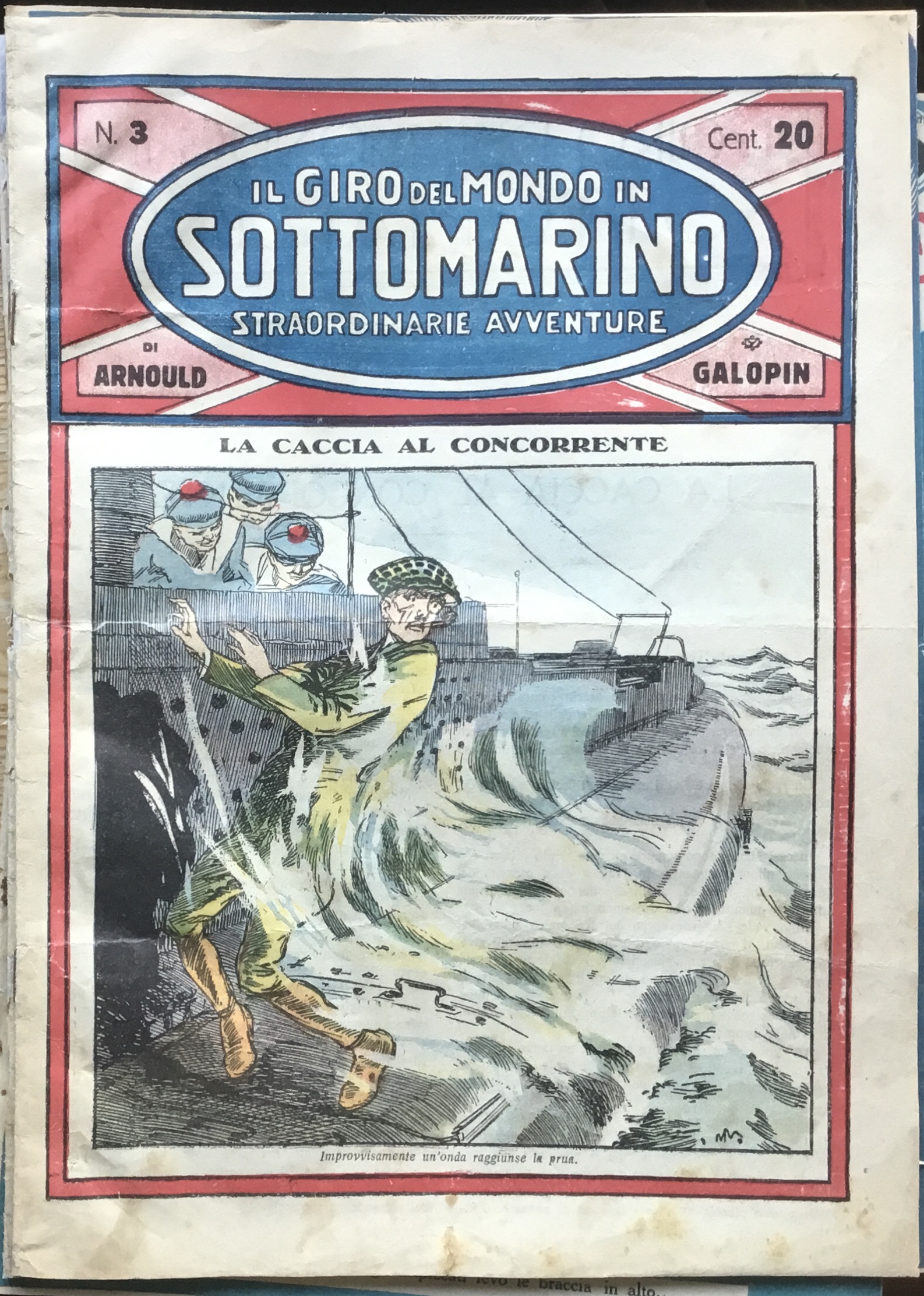 Il Giro del Mondo in Sottomarino. Straordinarie Avventure. La caccia …
