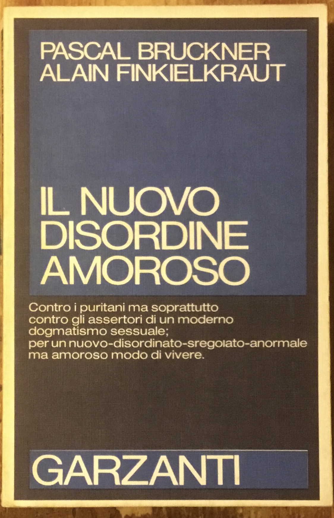 Il nuovo disordine amoroso