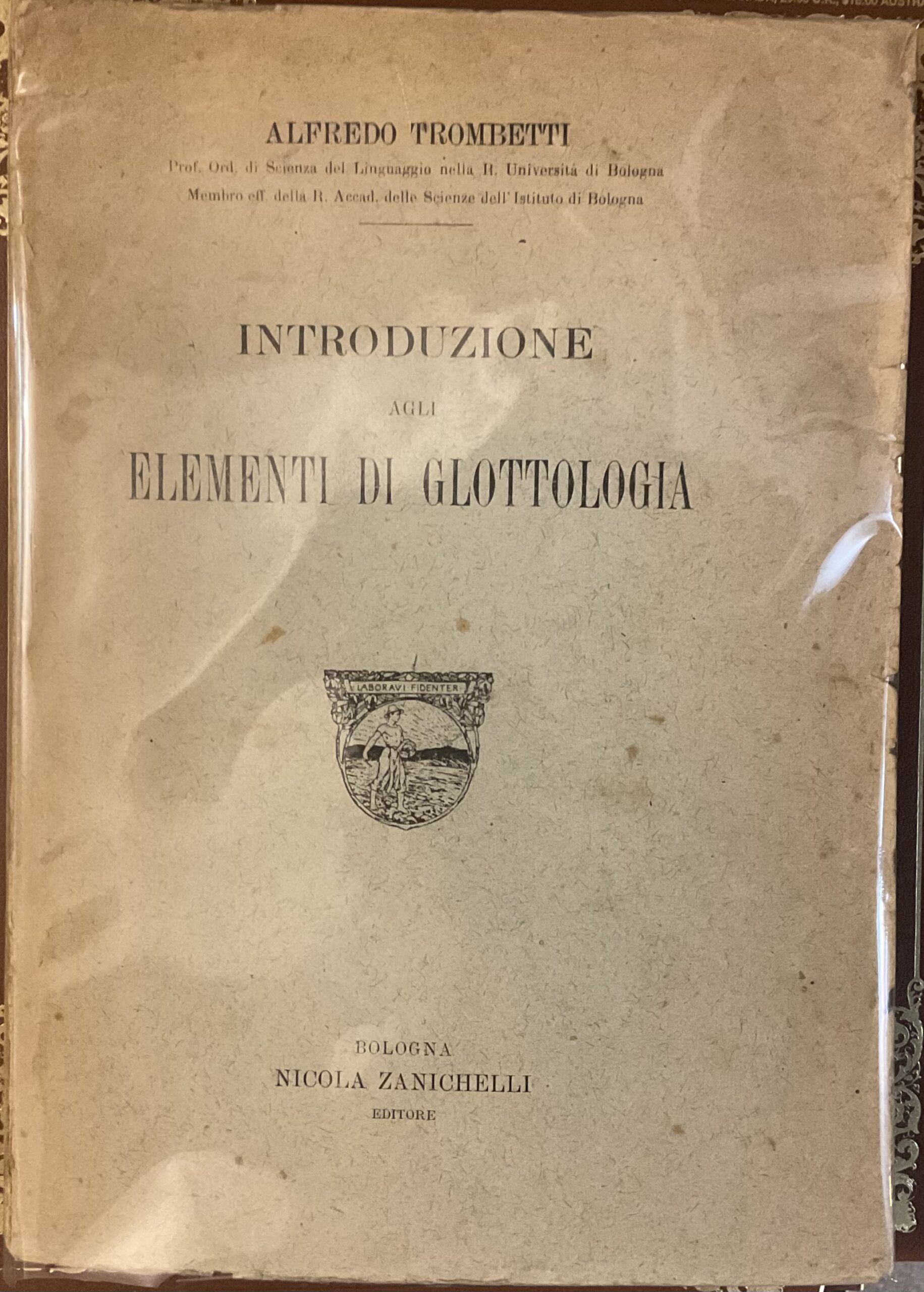 Introduzione agli elementi di glottologia